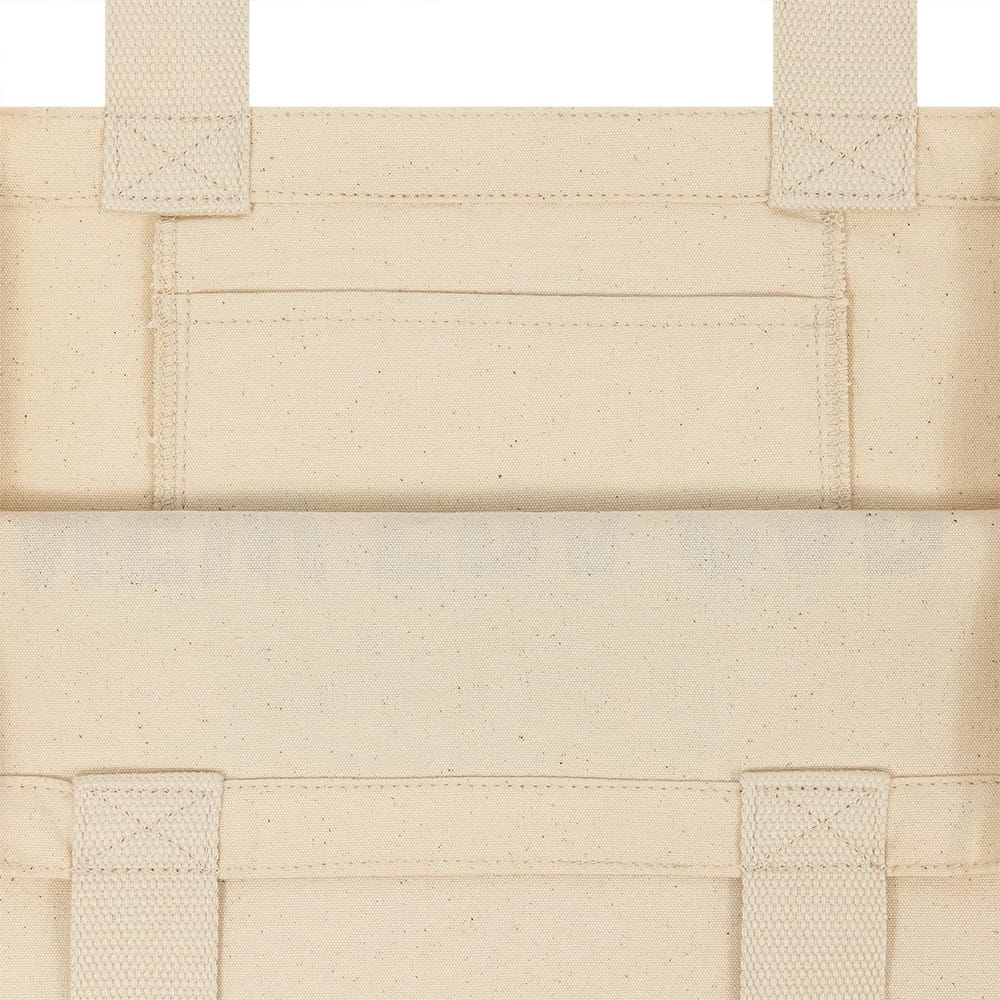 New Era Cap Carnaby Address Light Beige Canvas Tote Bag - Image 4