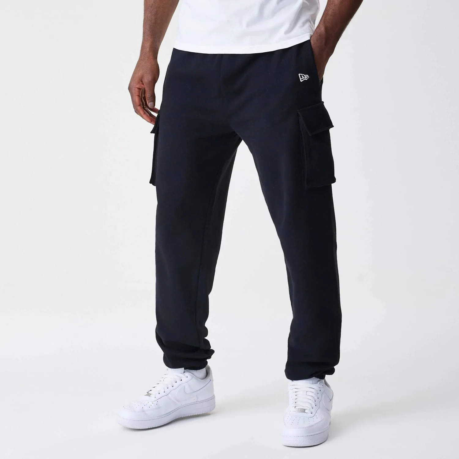 New Era Cargo Black Joggers