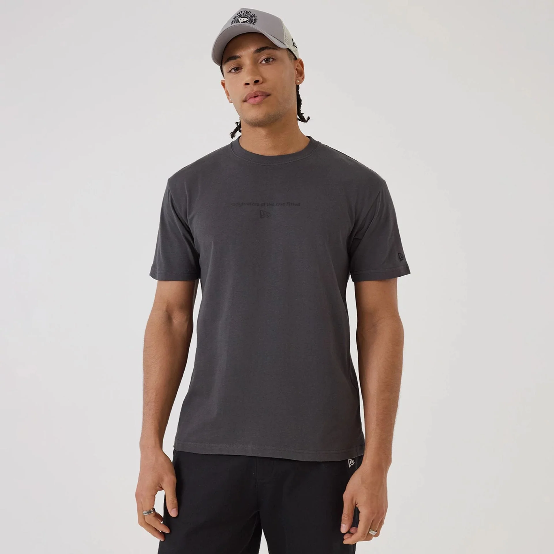 New Era Circle Grey T-Shirt