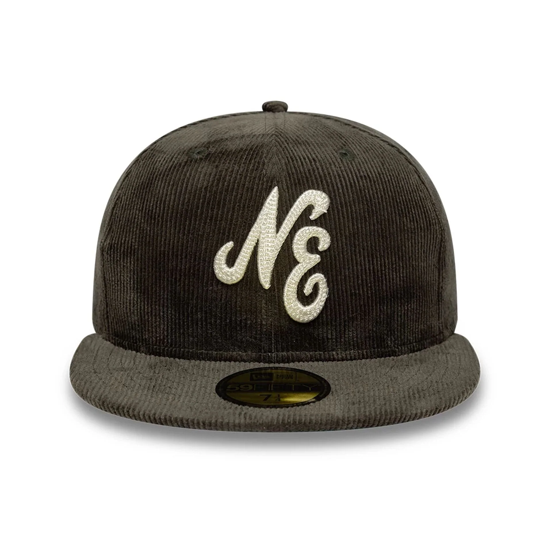 New Era Cord Dark Green 59FIFTY Fitted Cap - Image 3