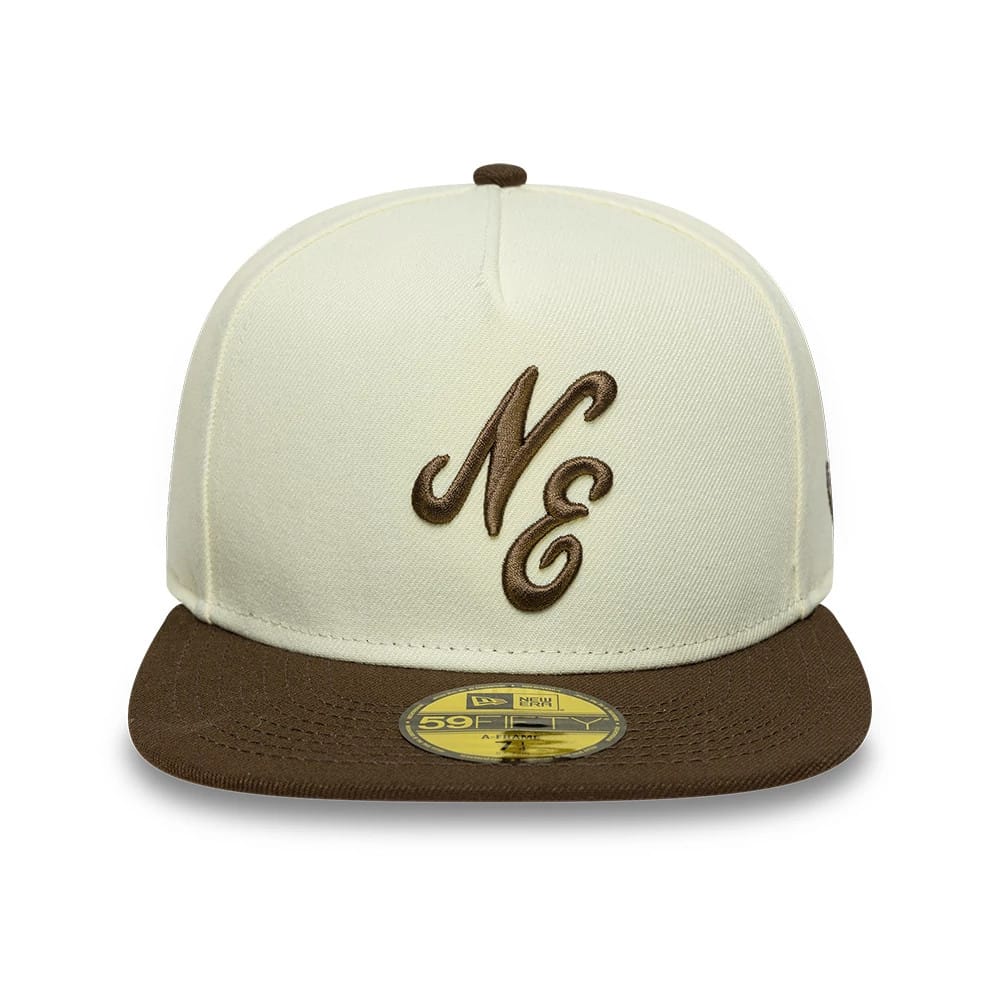 New Era Cream 59FIFTY A-Frame Fitted Cap - Image 3
