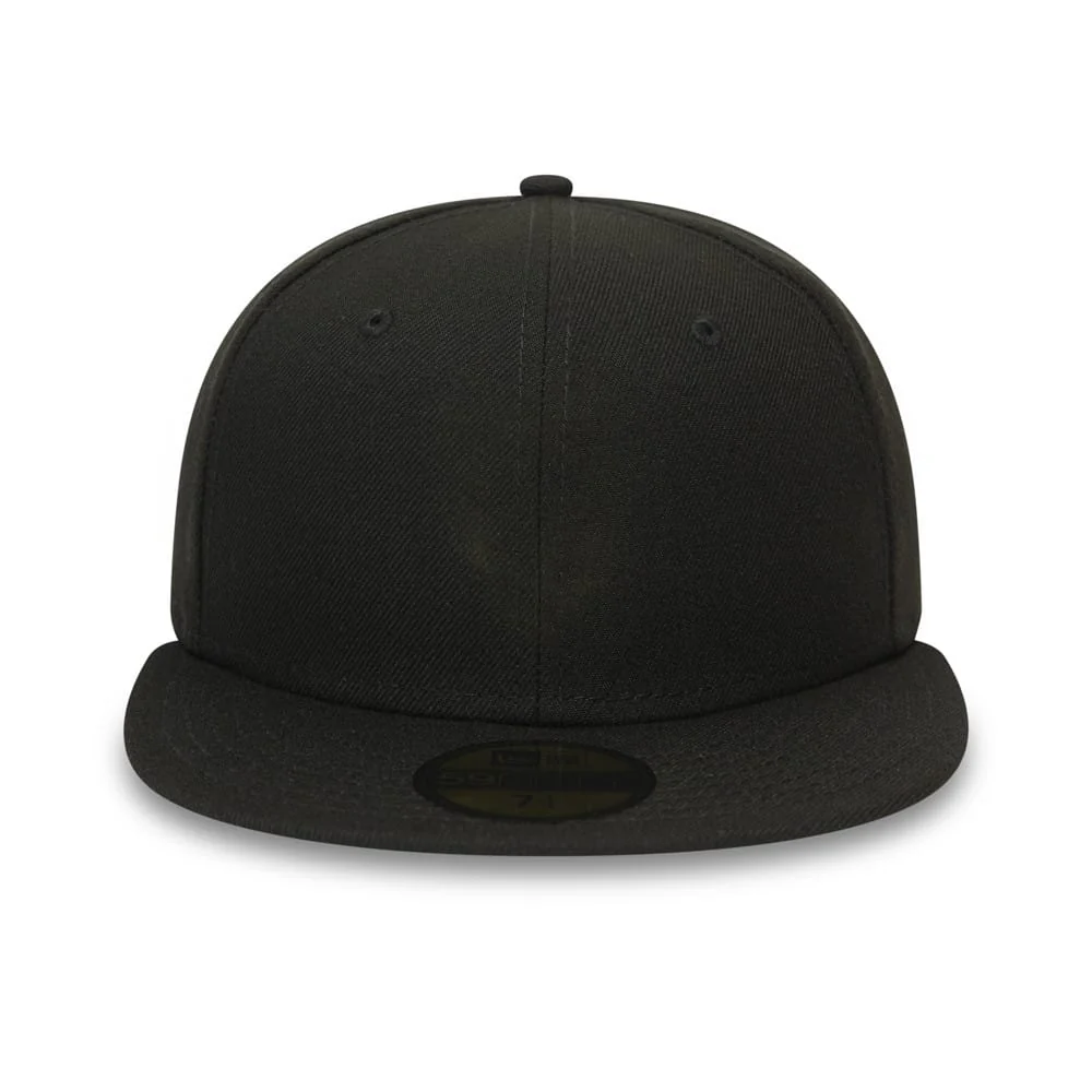 New Era Essential Black 59FIFTY Fitted Cap - Image 2