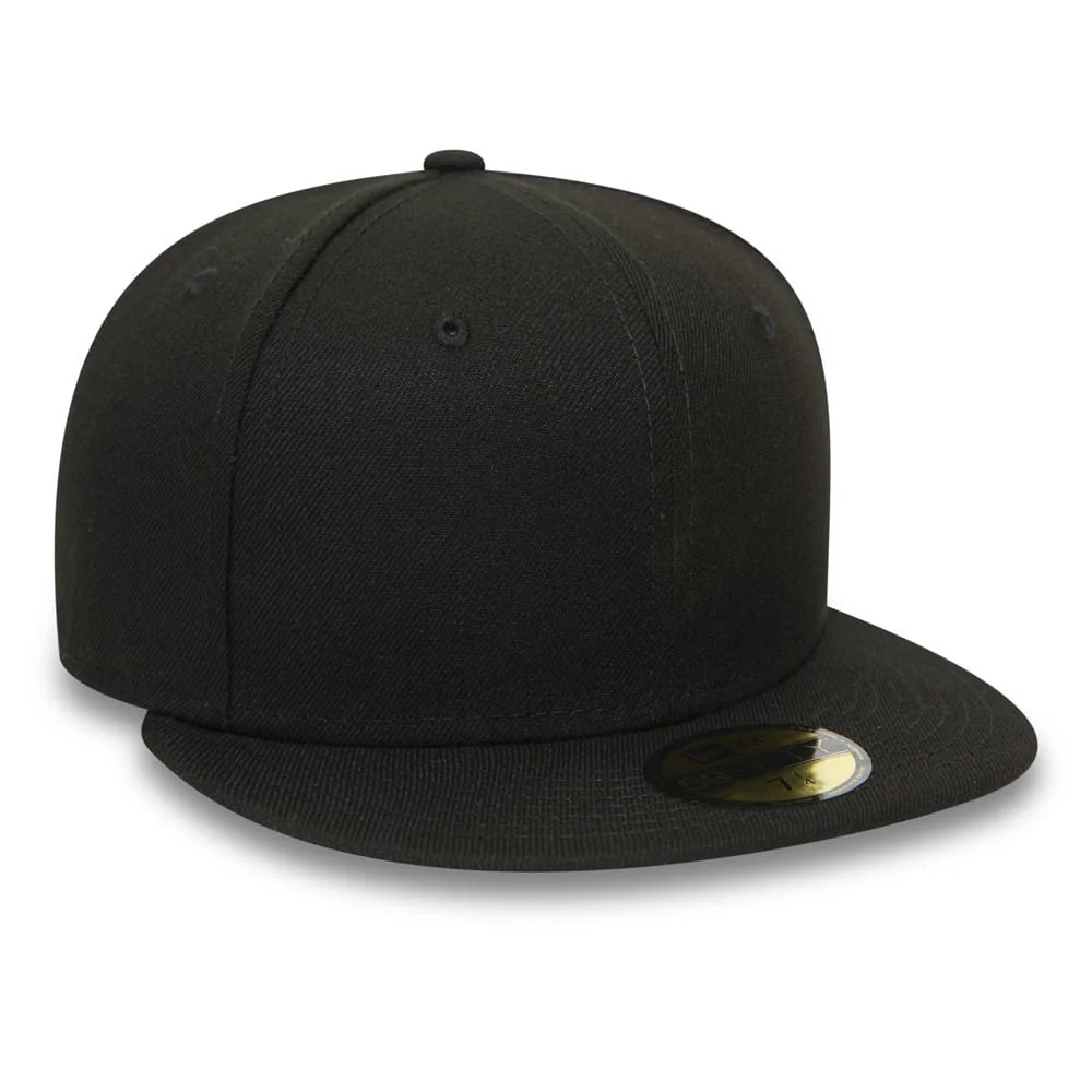 New Era Essential Black 59FIFTY Fitted Cap - Image 3