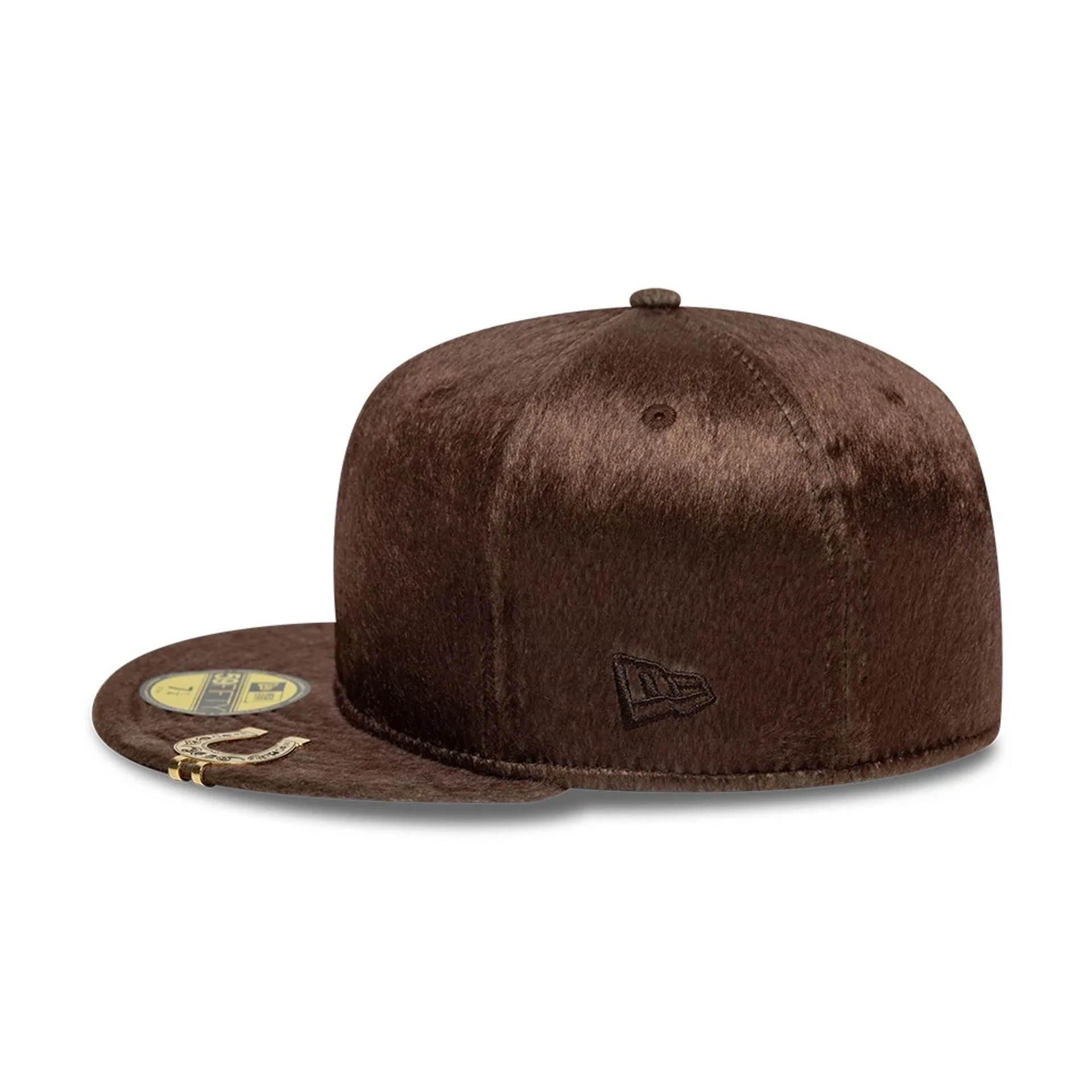 New Era Faux Pony Dark Brown 59FIFTY Fitted Cap - Image 5
