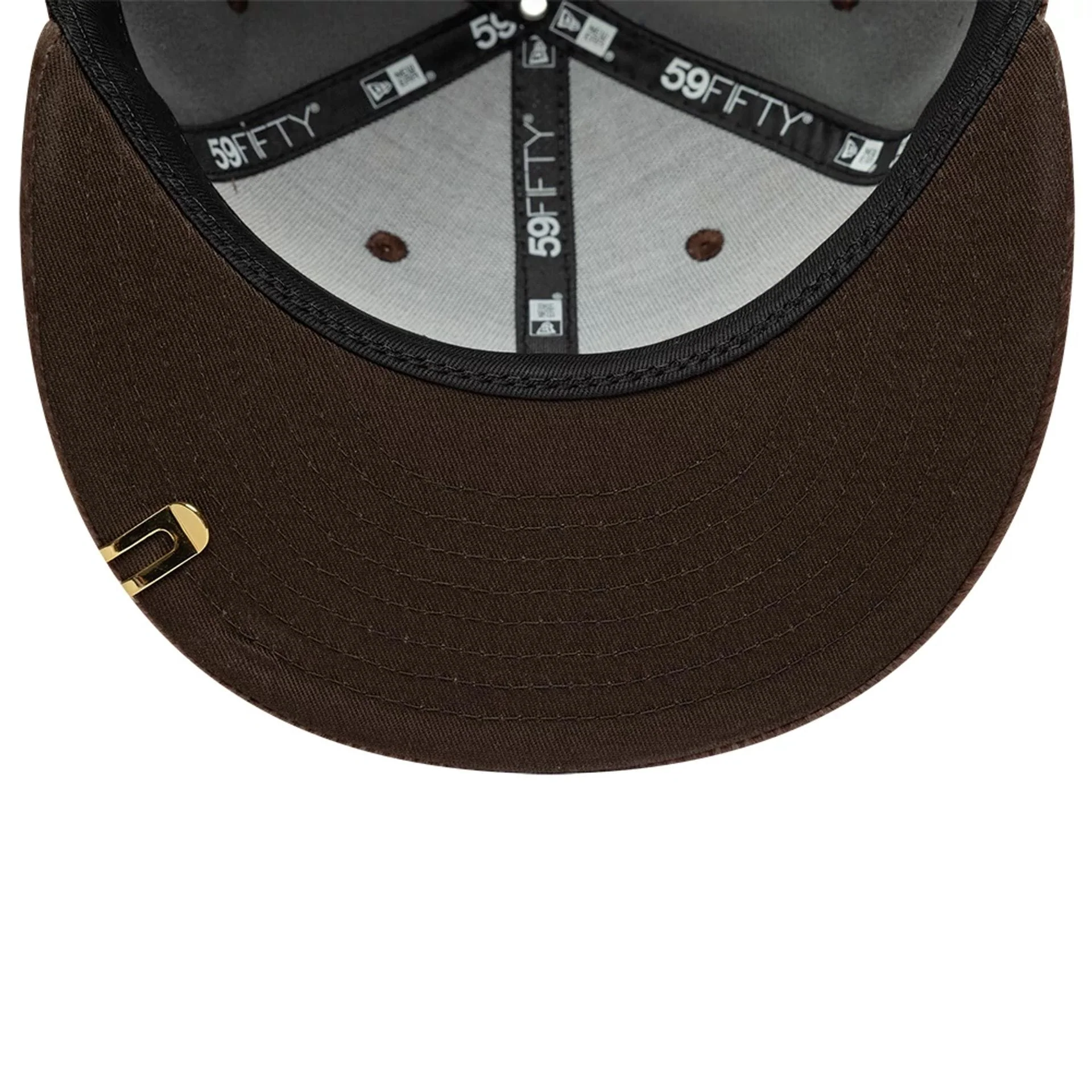 New Era Faux Pony Dark Brown 59FIFTY Fitted Cap - Image 7