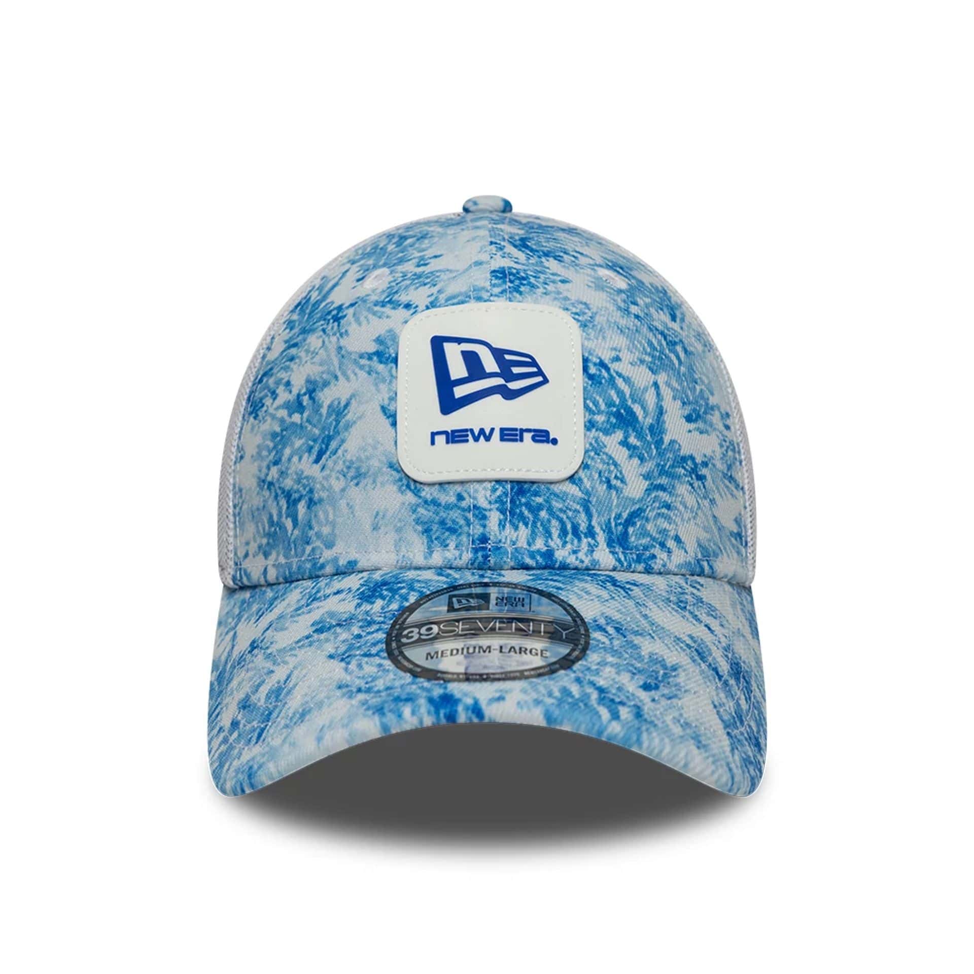 New Era Floral Blue 39SEVENTY Stretch Fit Cap - Image 3