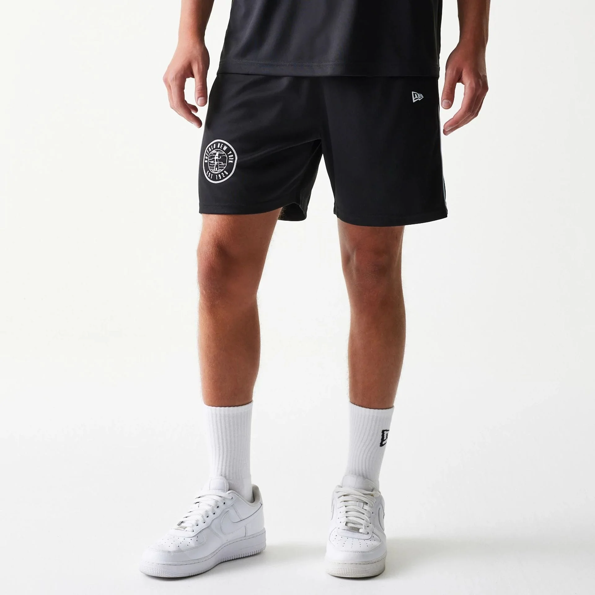 New Era Football Black Shorts