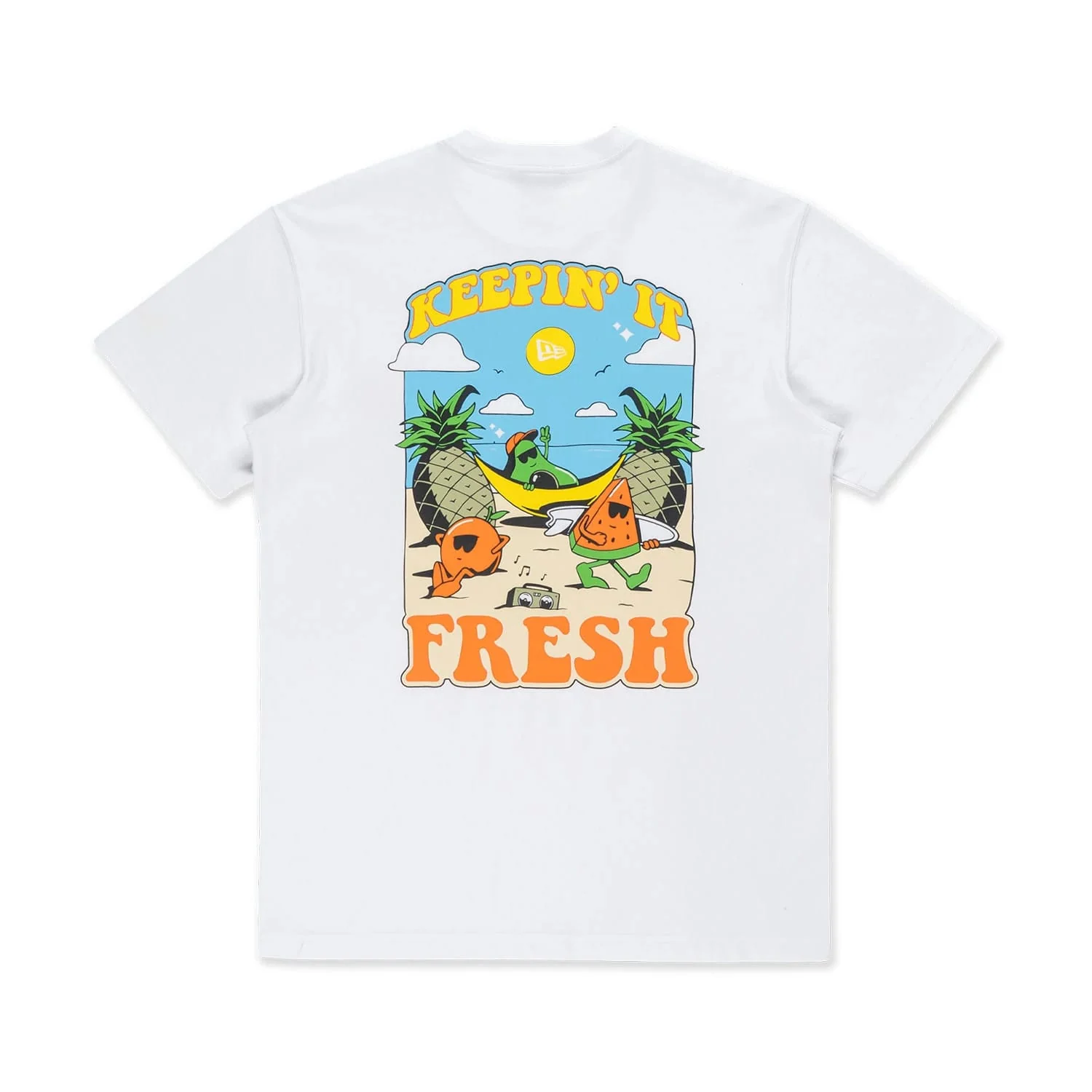 New Era Fruit Keepin' It Fresh White T-Shirt - Image 2