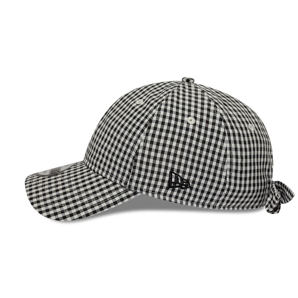 New Era Gingham Bowback Black 9TWENTY Adjustable Cap - Image 5