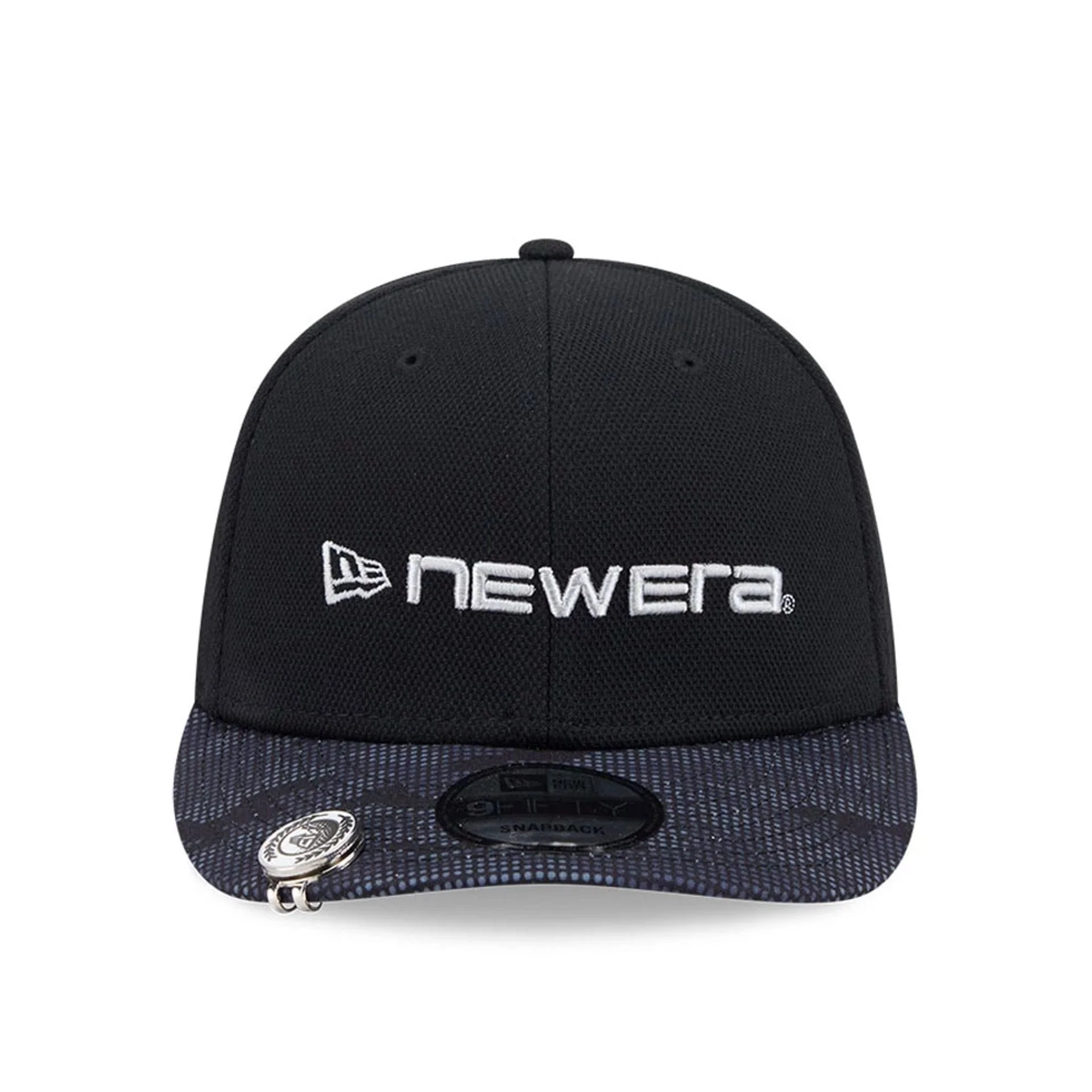 New Era Golf Black 9FIFTY Snapback Adjustable Cap - Image 3