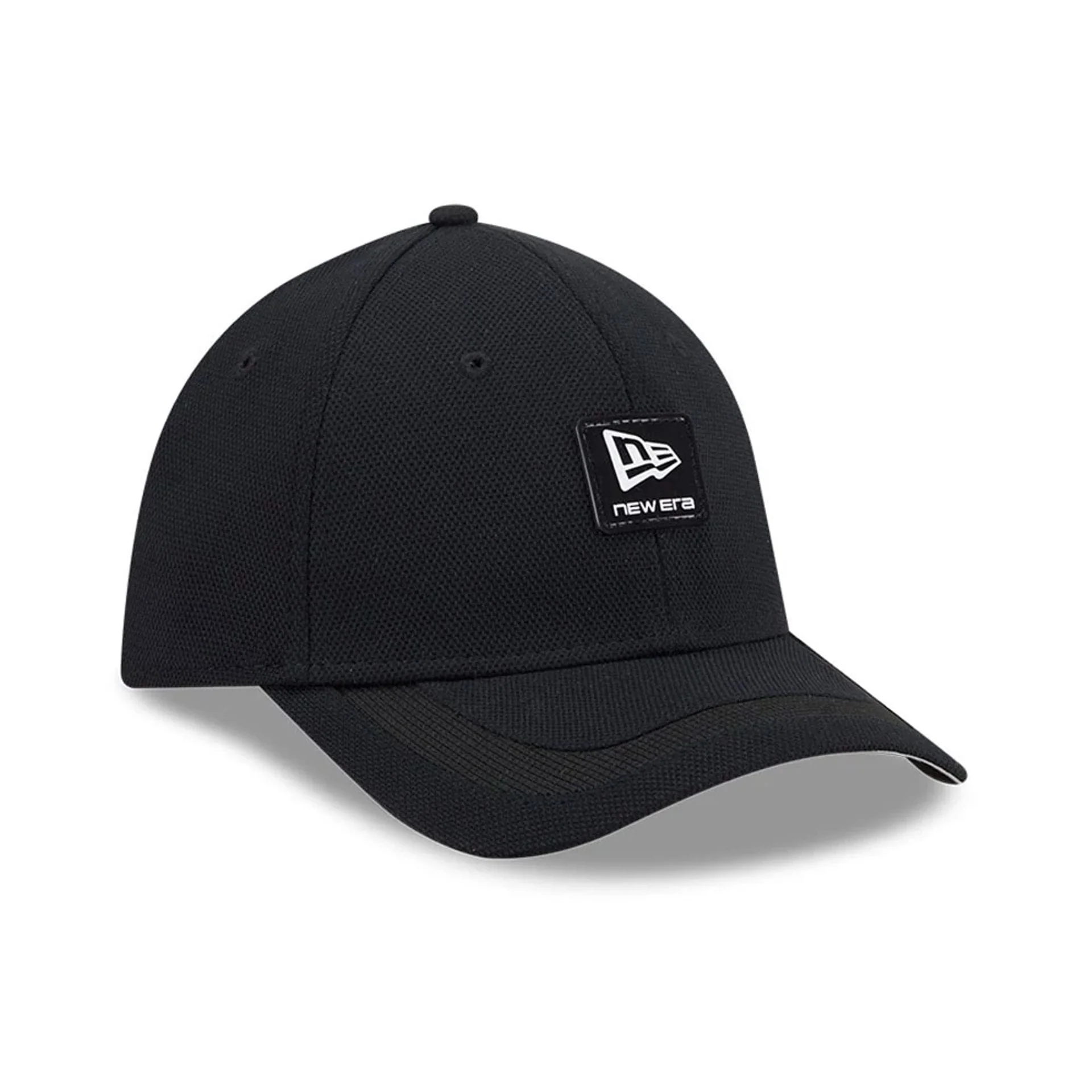 New Era Golf Rubber Patch Black 39THIRTY M-Crown Stretch Fit Cap - Image 4