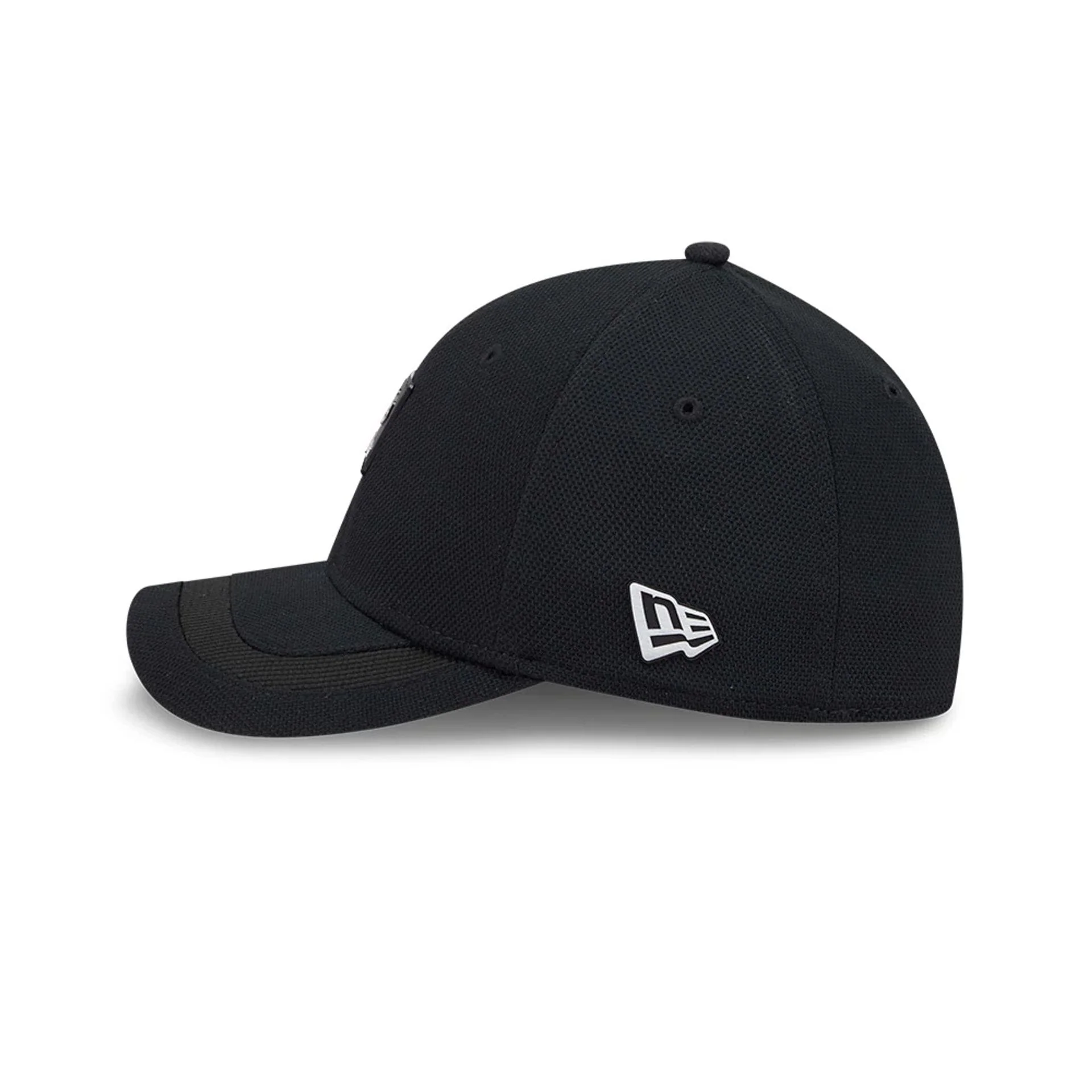 New Era Golf Rubber Patch Black 39THIRTY M-Crown Stretch Fit Cap - Image 5