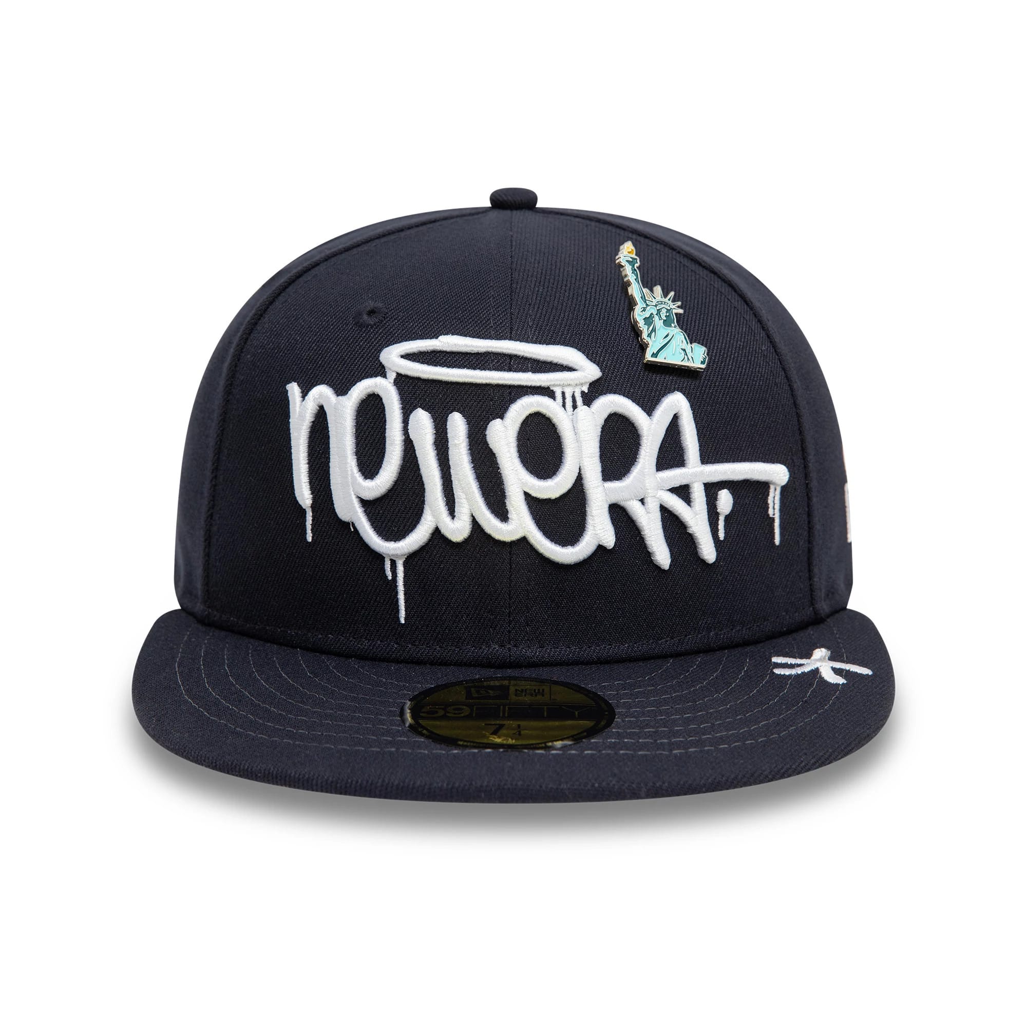 New Era Graphic Navy 59FIFTY Fitted Cap - Image 3
