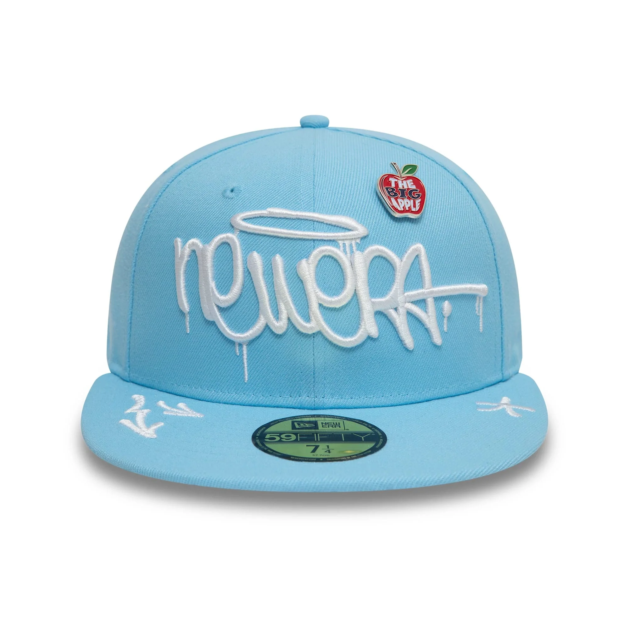 New Era Graphic Pastel Blue 59FIFTY Fitted Cap - Image 3