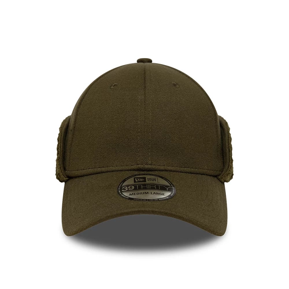 New Era Green 39THIRTY Downflap Stretch Fit Cap - Image 3