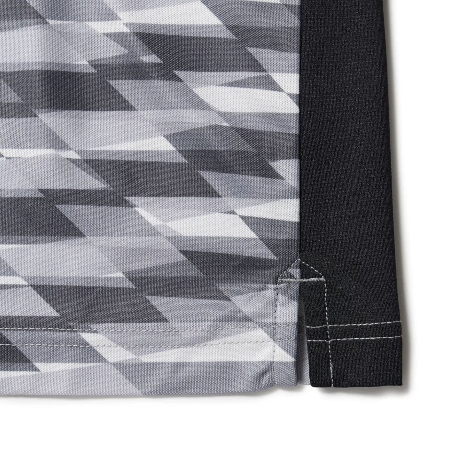 New Era Grid Grey Polo T-Shirt - Image 8