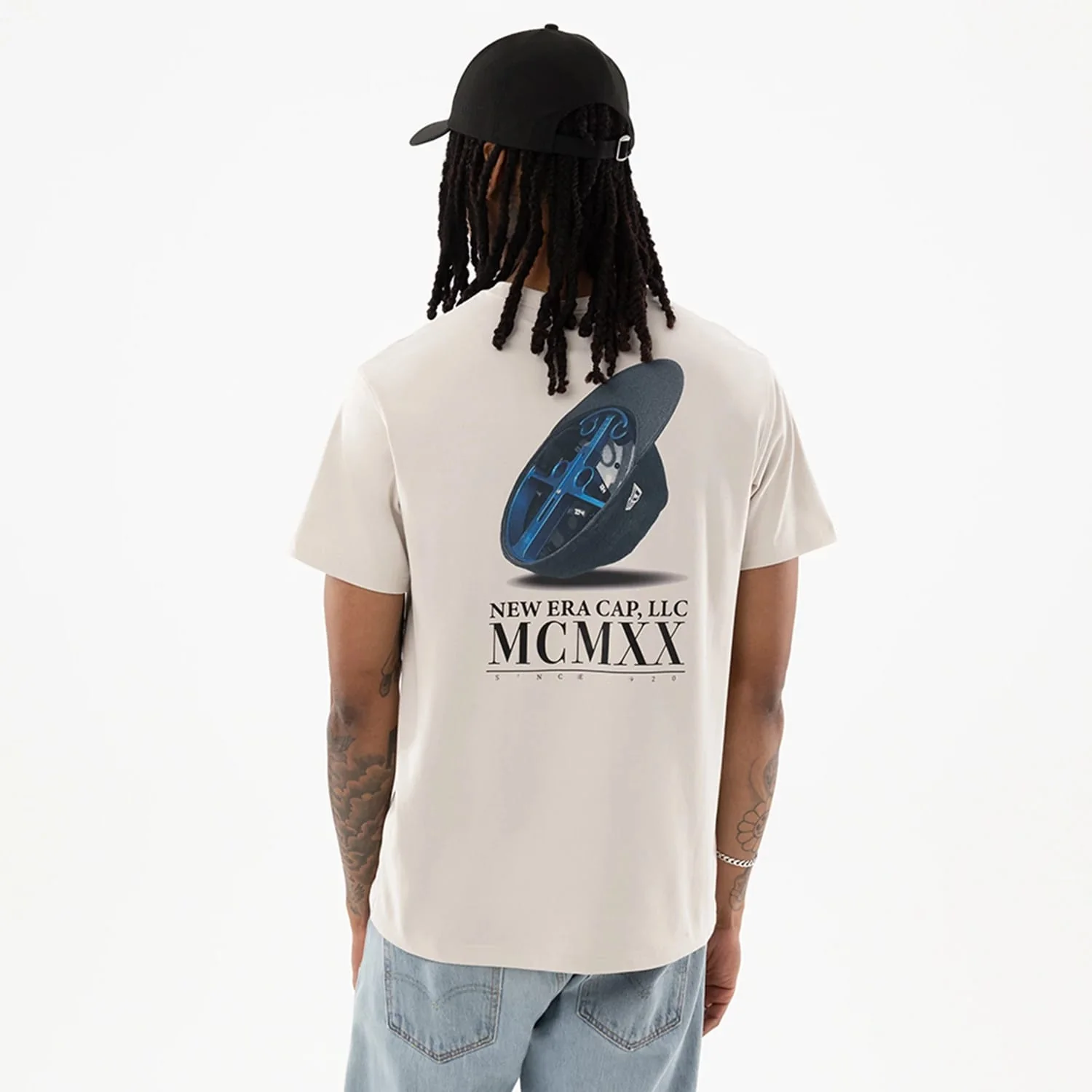 New Era Heritage Cream T-Shirt - Image 2