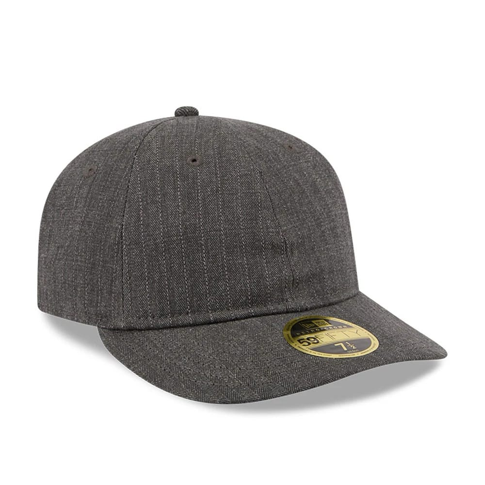 New Era Herringbone Charcoal Retro Crown 59FIFTY Fitted Cap - Image 4