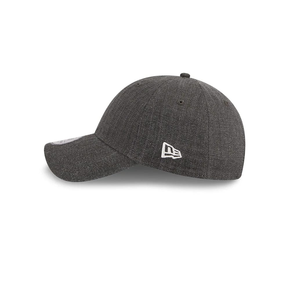 New Era Herringbone Pinstripe Charcoal Casual Classic Adjustable Cap - Image 6