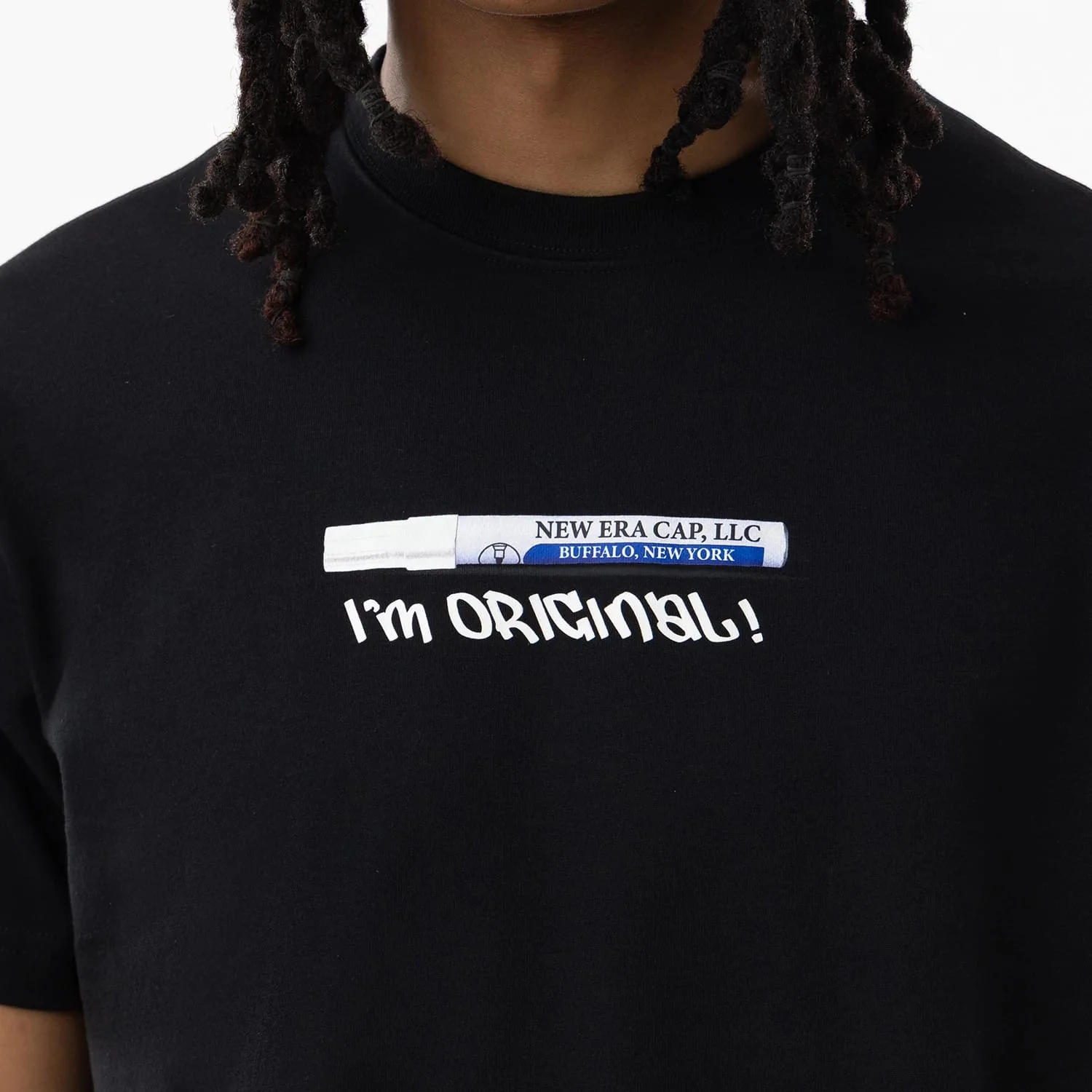 New Era I Am Original Black T-Shirt - Image 3