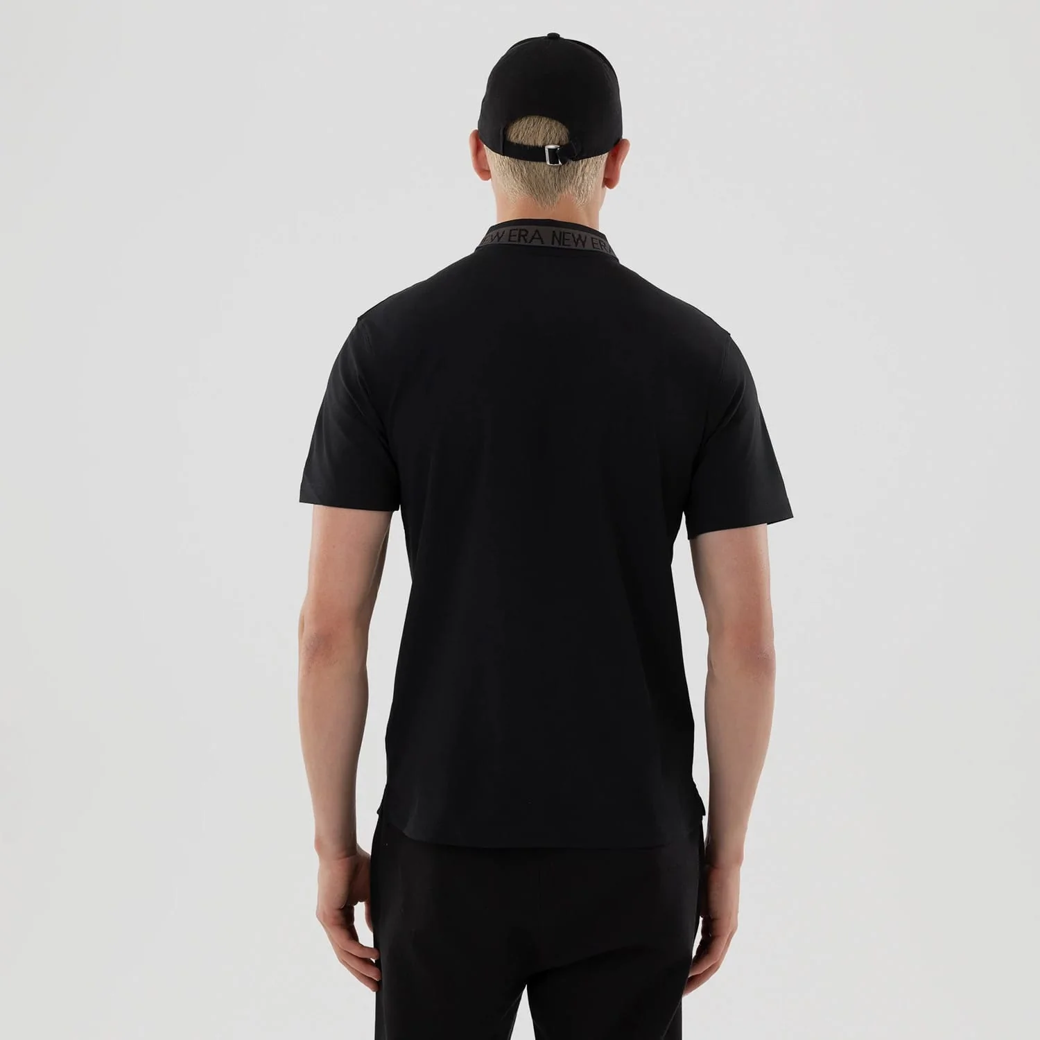 New Era Kanoko Black Polo T-Shirt - Image 2