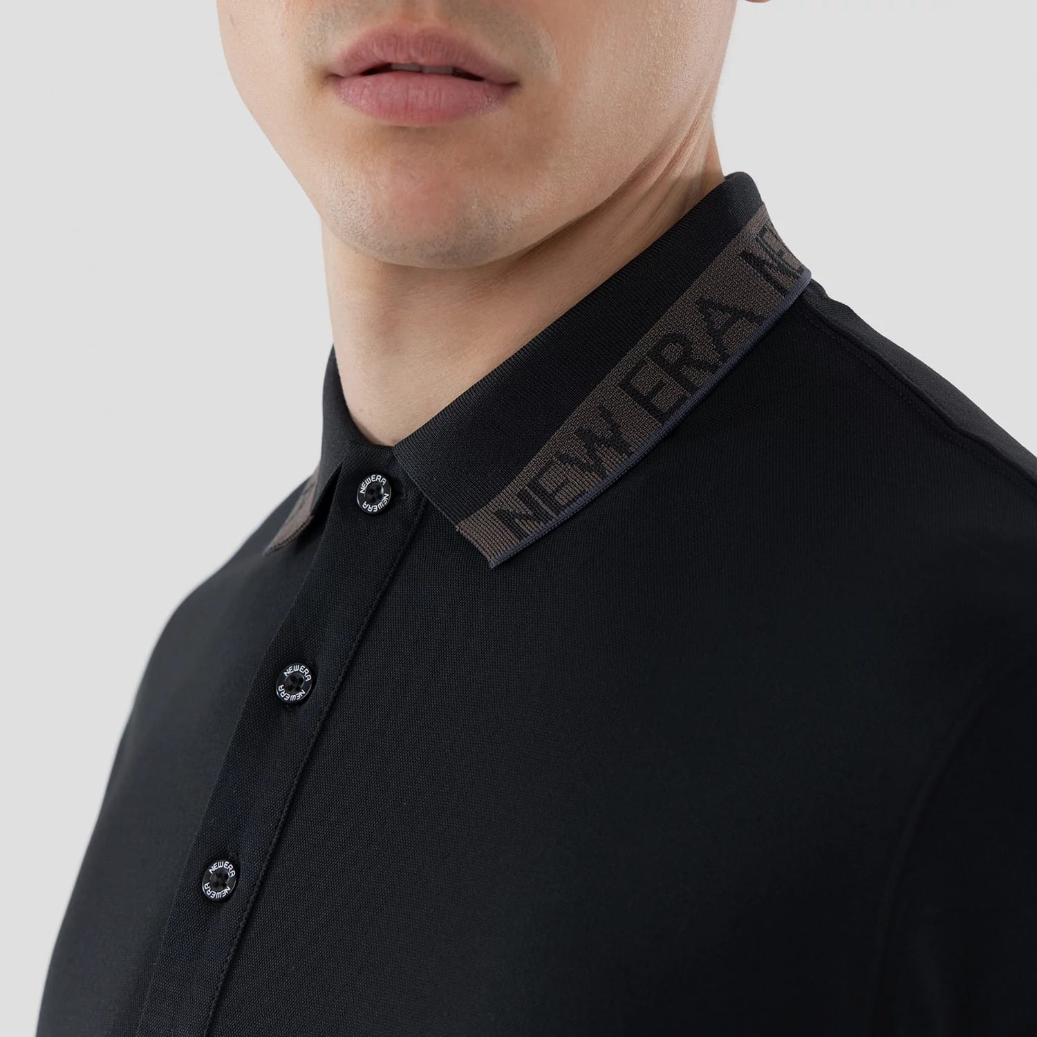 New Era Kanoko Black Polo T-Shirt - Image 5