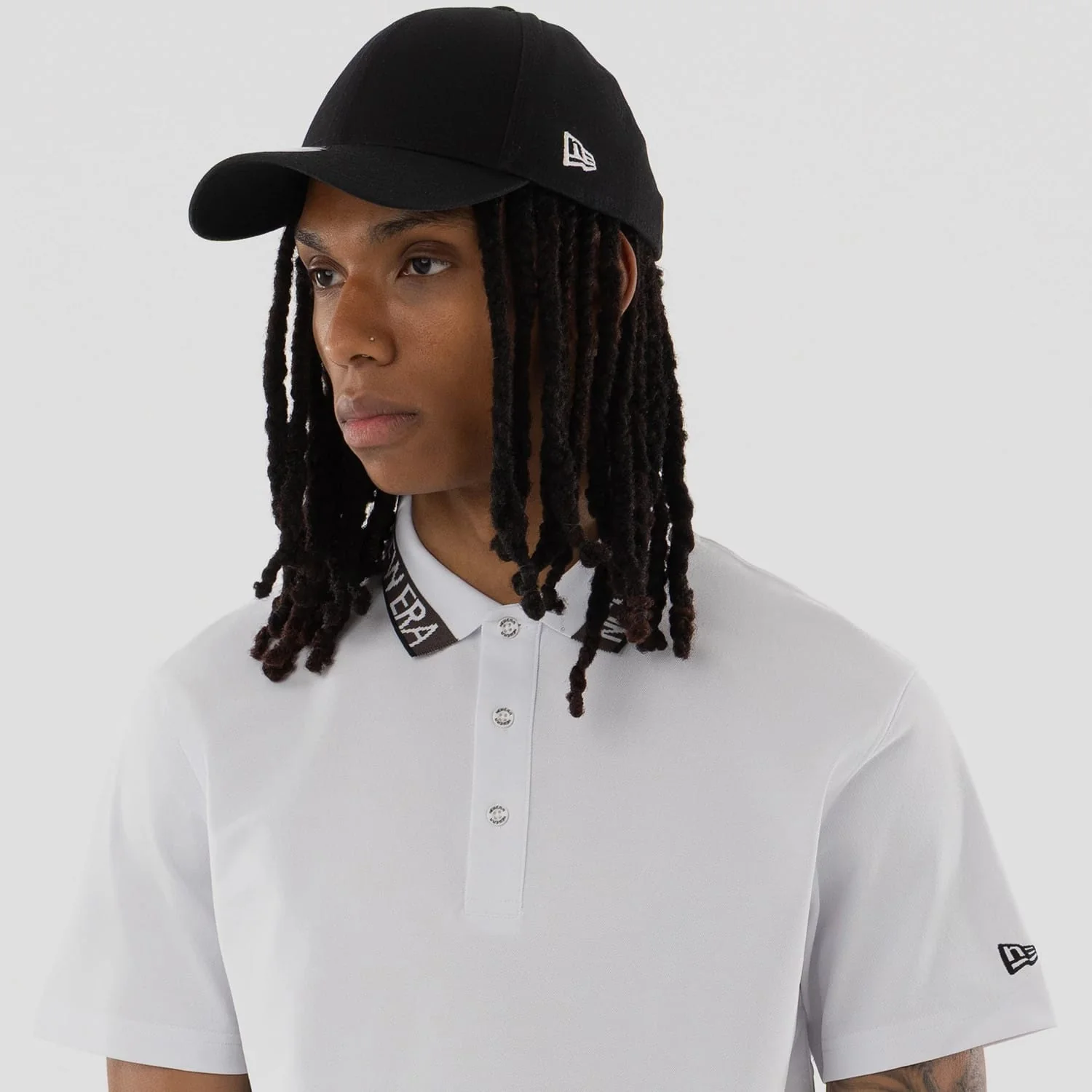 New Era Kanoko White Polo T-Shirt - Image 6