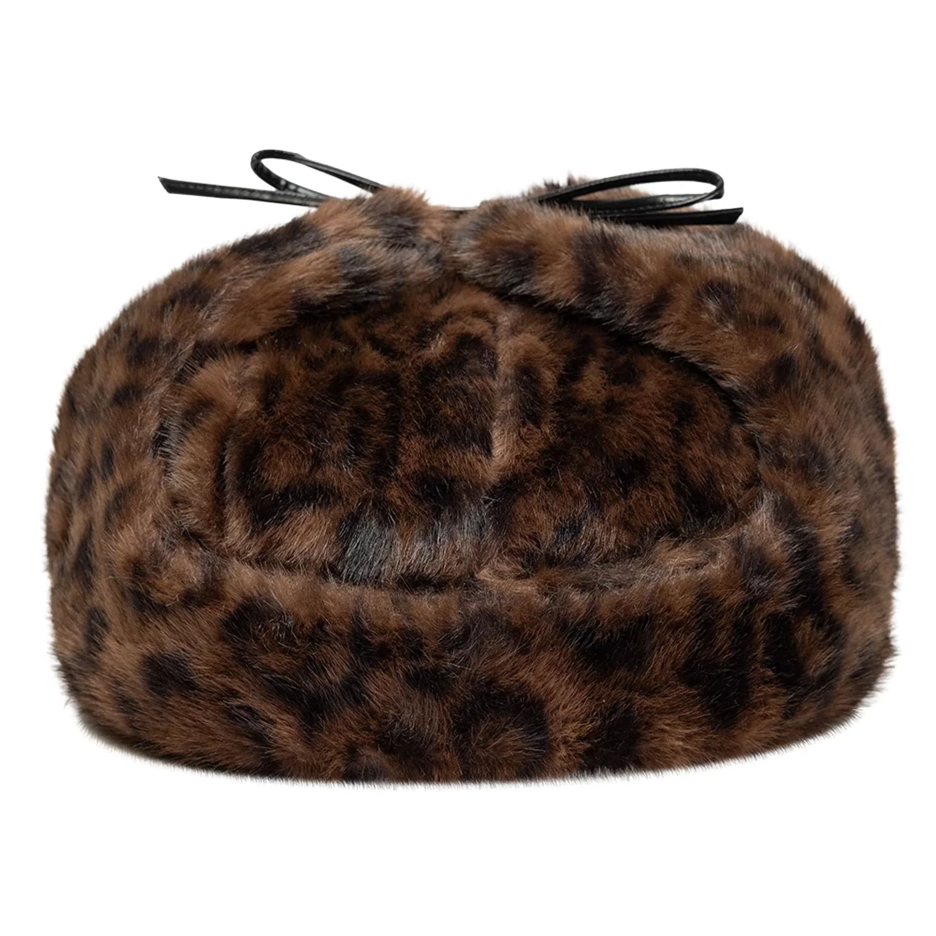 New Era Leopard Brown Trapper Hat - Image 5
