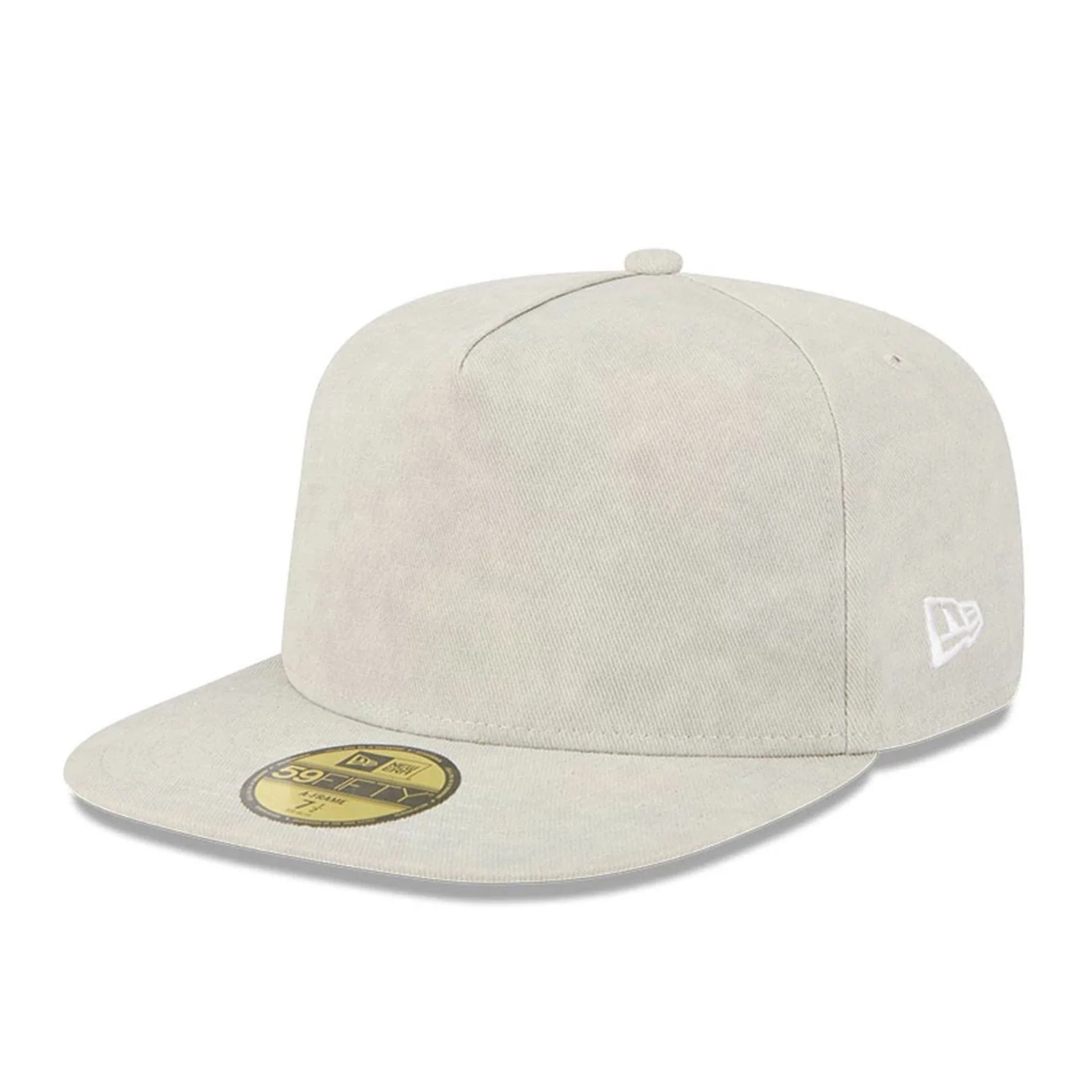 New Era Light Cream 59FIFTY A-Frame Fitted Cap