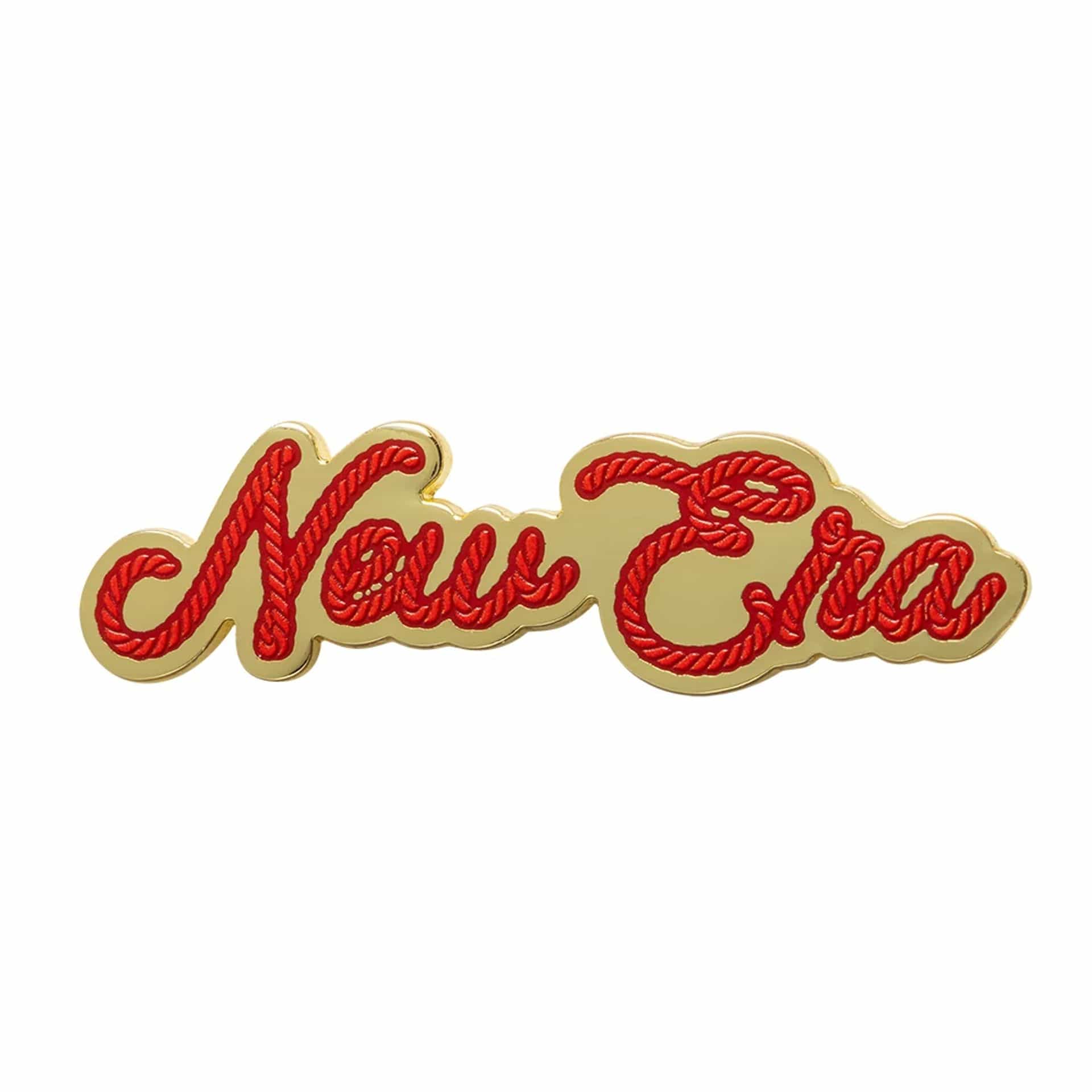 New Era Lunar New Year Fan Red Pin Badge