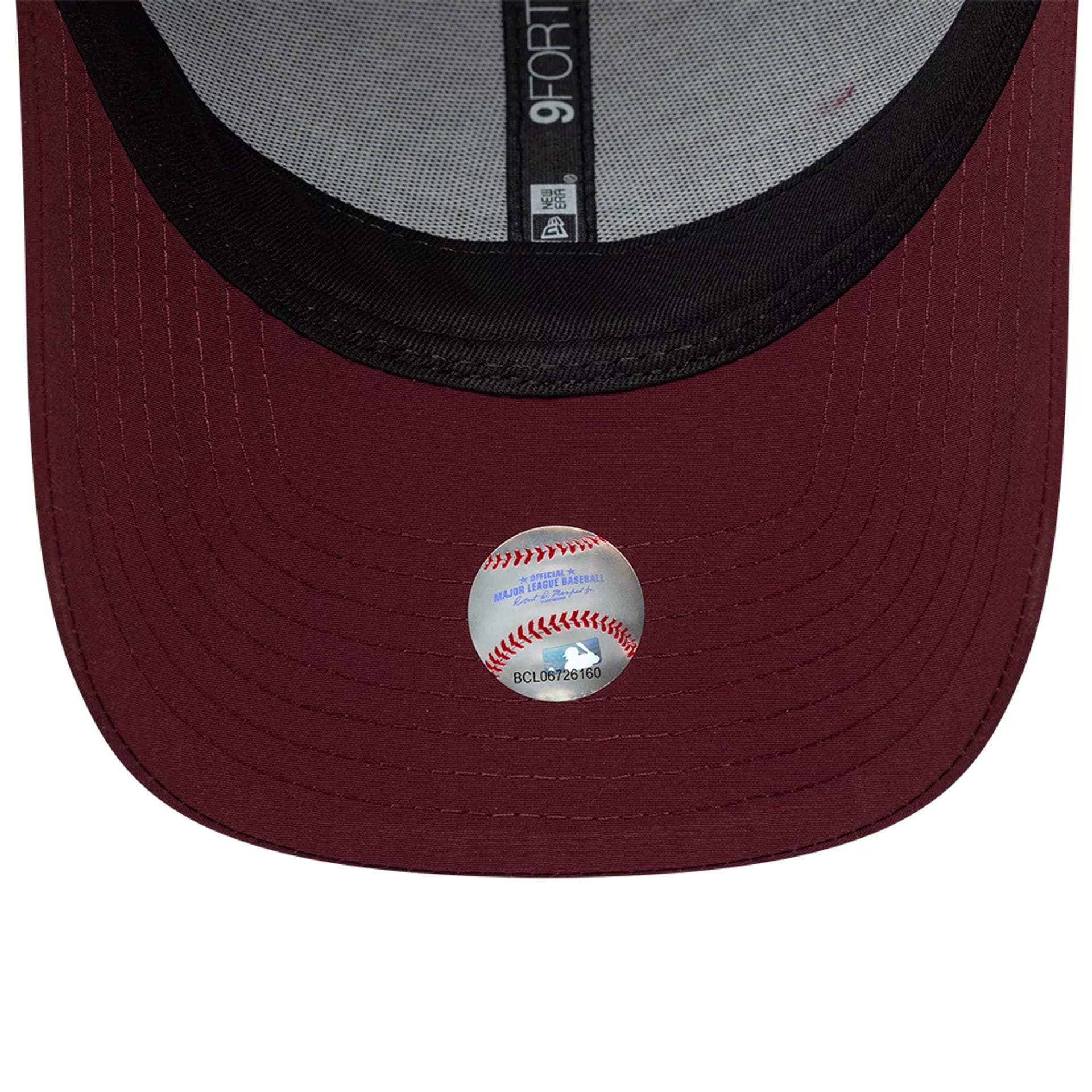 New Era Mini Logo Recycled Dark Red 9FORTY Adjustable Cap - Image 7