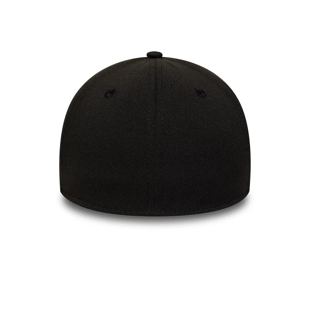 New Era Mono Black 39SEVENTY Stretch Fit Cap - Image 5