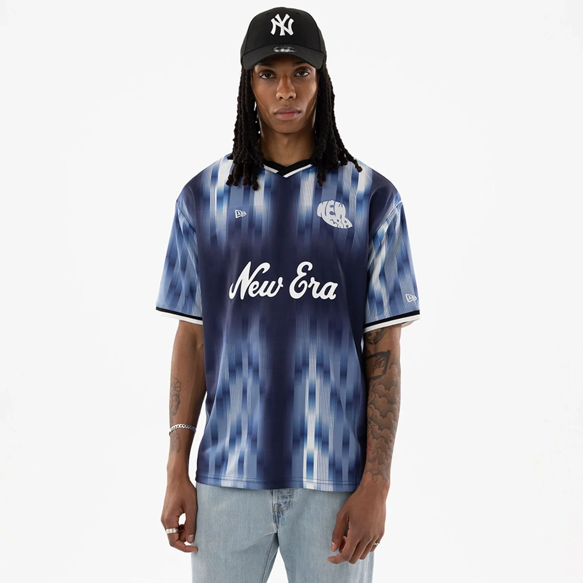 New Era Navy Soccer Jersey