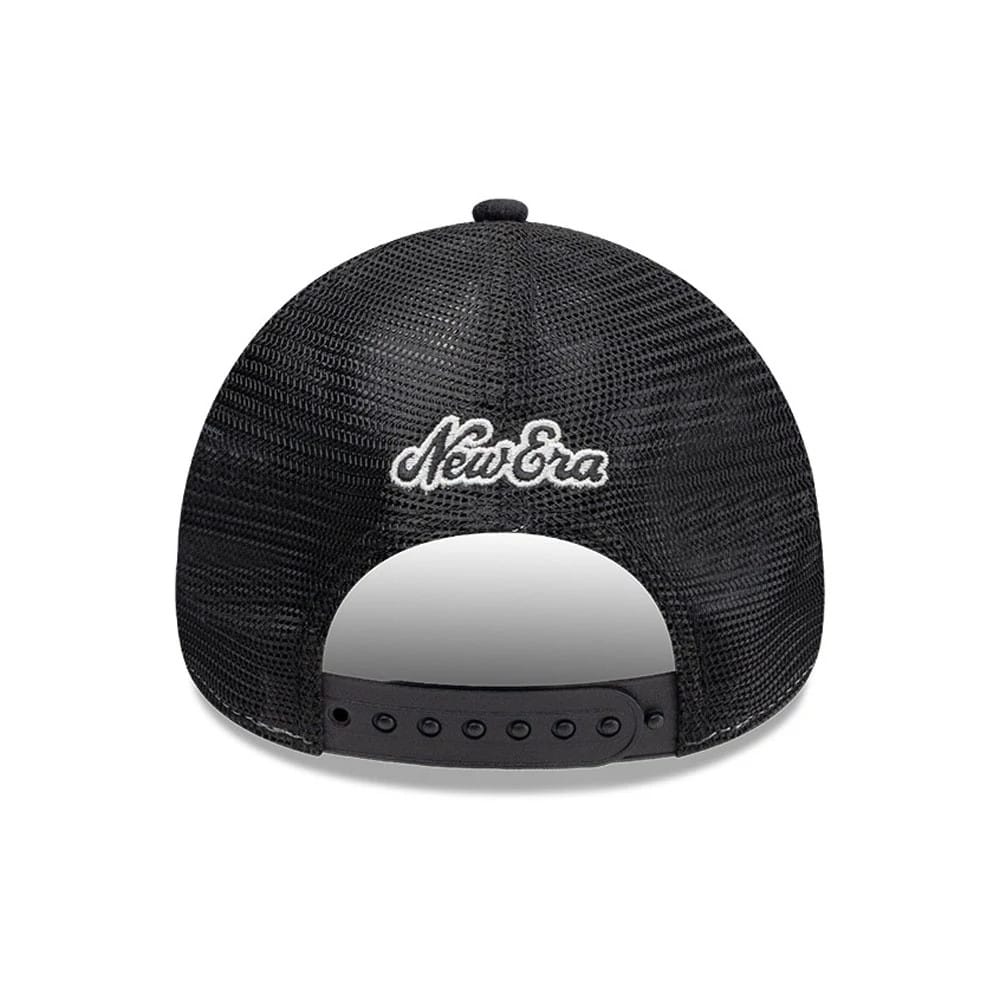 New Era Old English White 9FORTY A-Frame Cap - Image 2