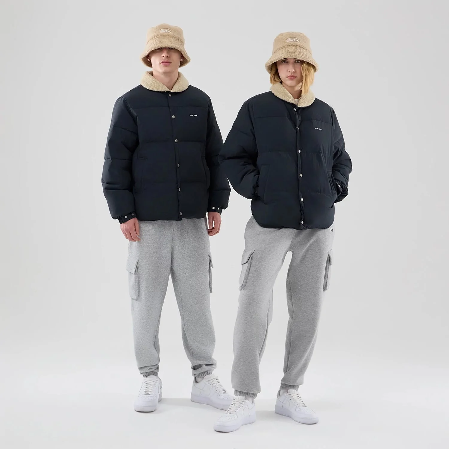 New Era Organic Boa Neck Navy Jacket