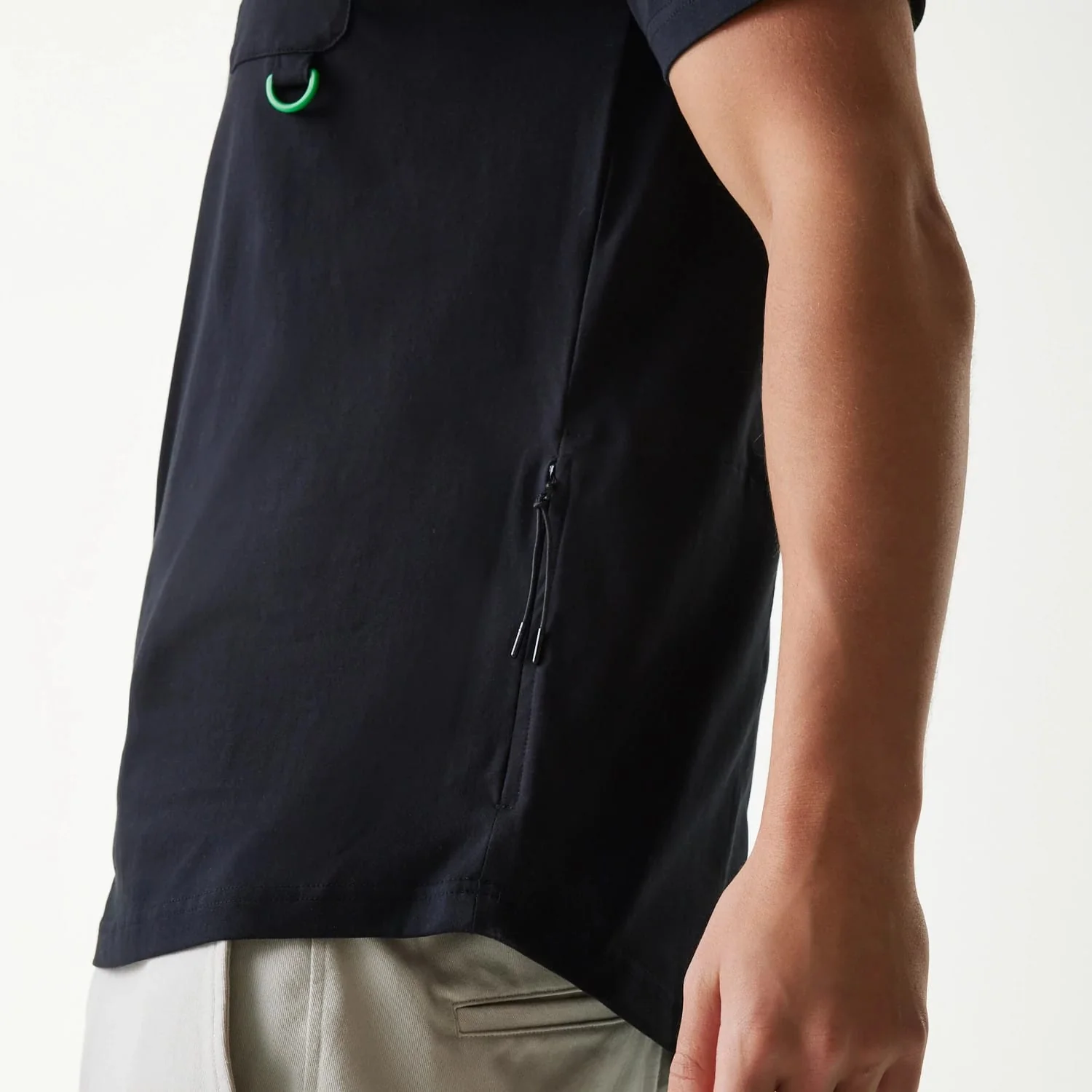 New Era Outdoor Earth Day Black Side Pocket T-Shirt - Image 4