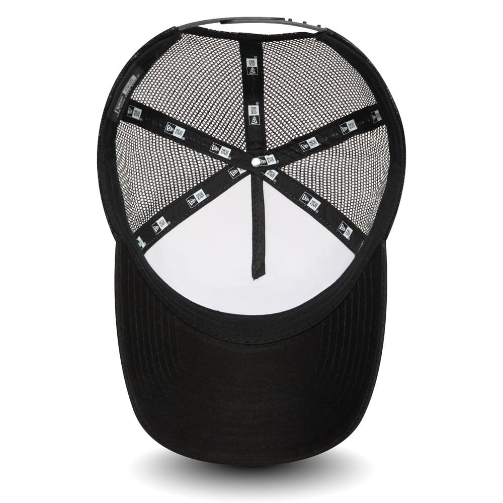 New Era Outdoor Washed Black 9FORTY A-Frame Trucker Adjustable Cap - Image 3