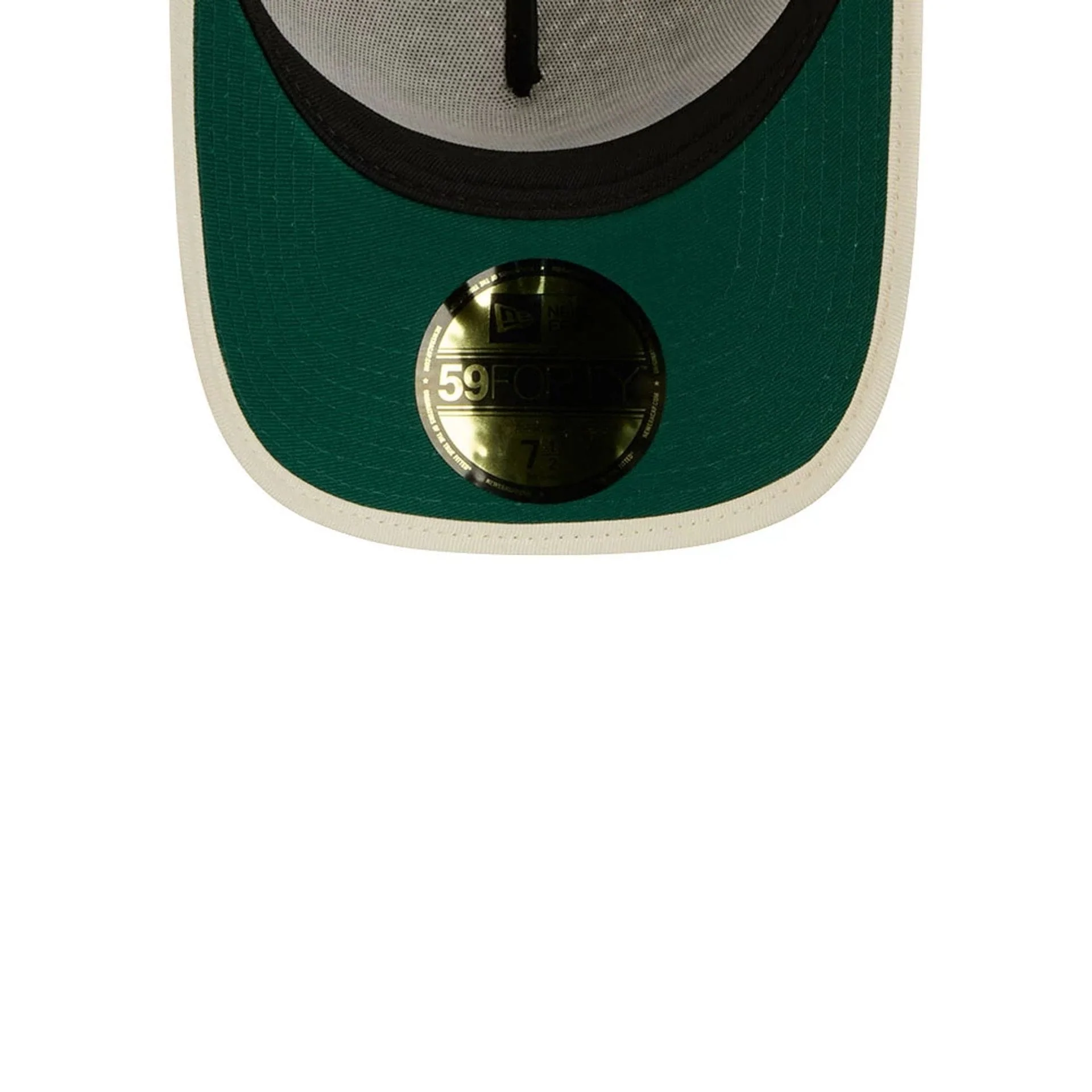 New Era Oval Patch Cream 59FORTY A-Frame Fitted Cap - Image 2