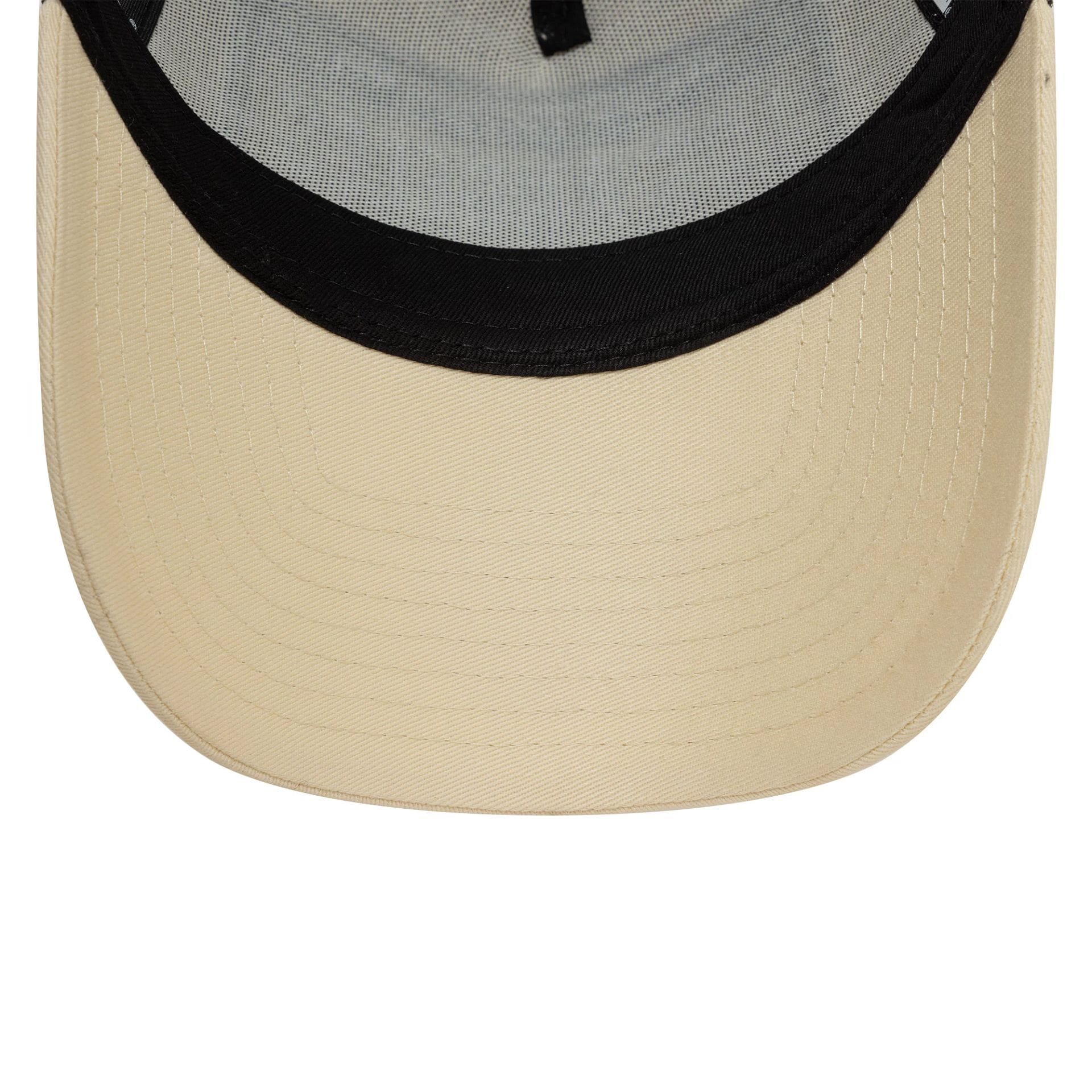 New Era Patch Beige 9FORTY A-Frame Adjustable Trucker Cap - Image 5