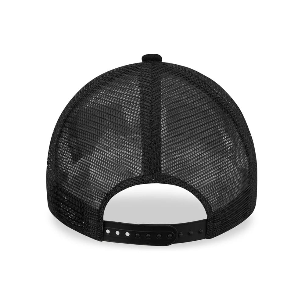 New Era Patch Black A-Frame Trucker Cap - Image 4