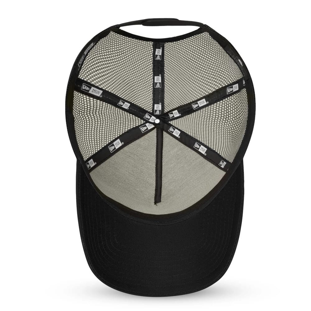 New Era Patch Black A-Frame Trucker Cap - Image 5