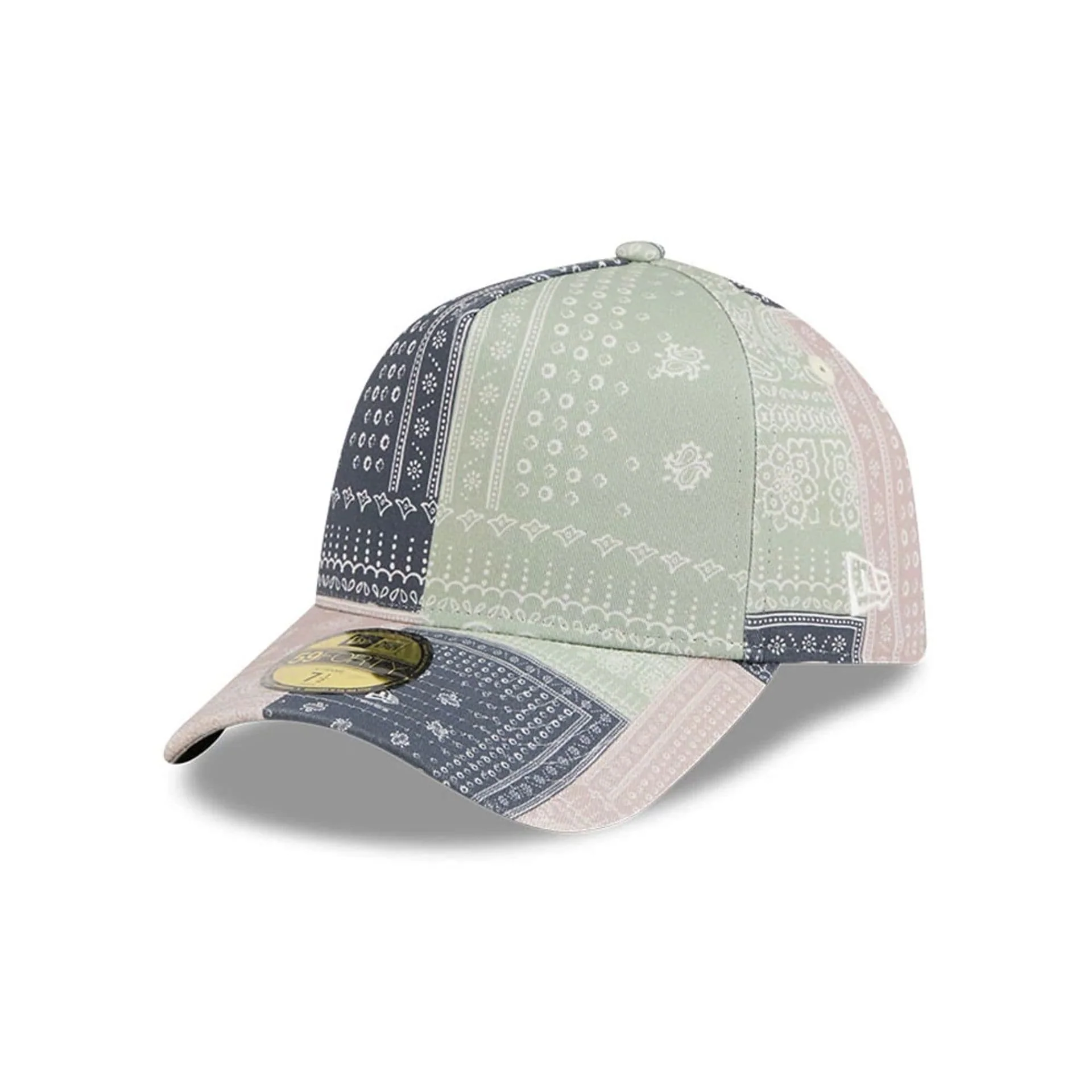 New Era Patchwork Bandana Multi 59FORTY A-Frame Fitted Cap