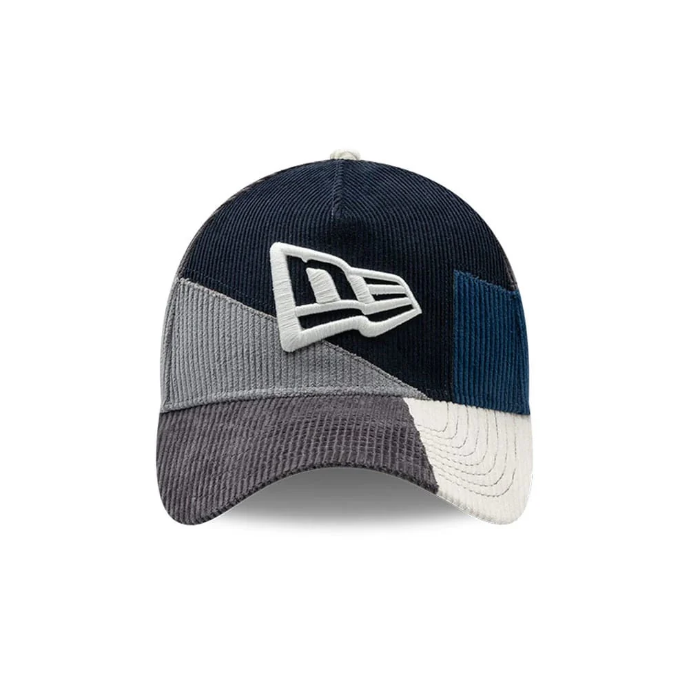 New Era Patchwork Black 9FORTY A-Frame Cap - Image 2