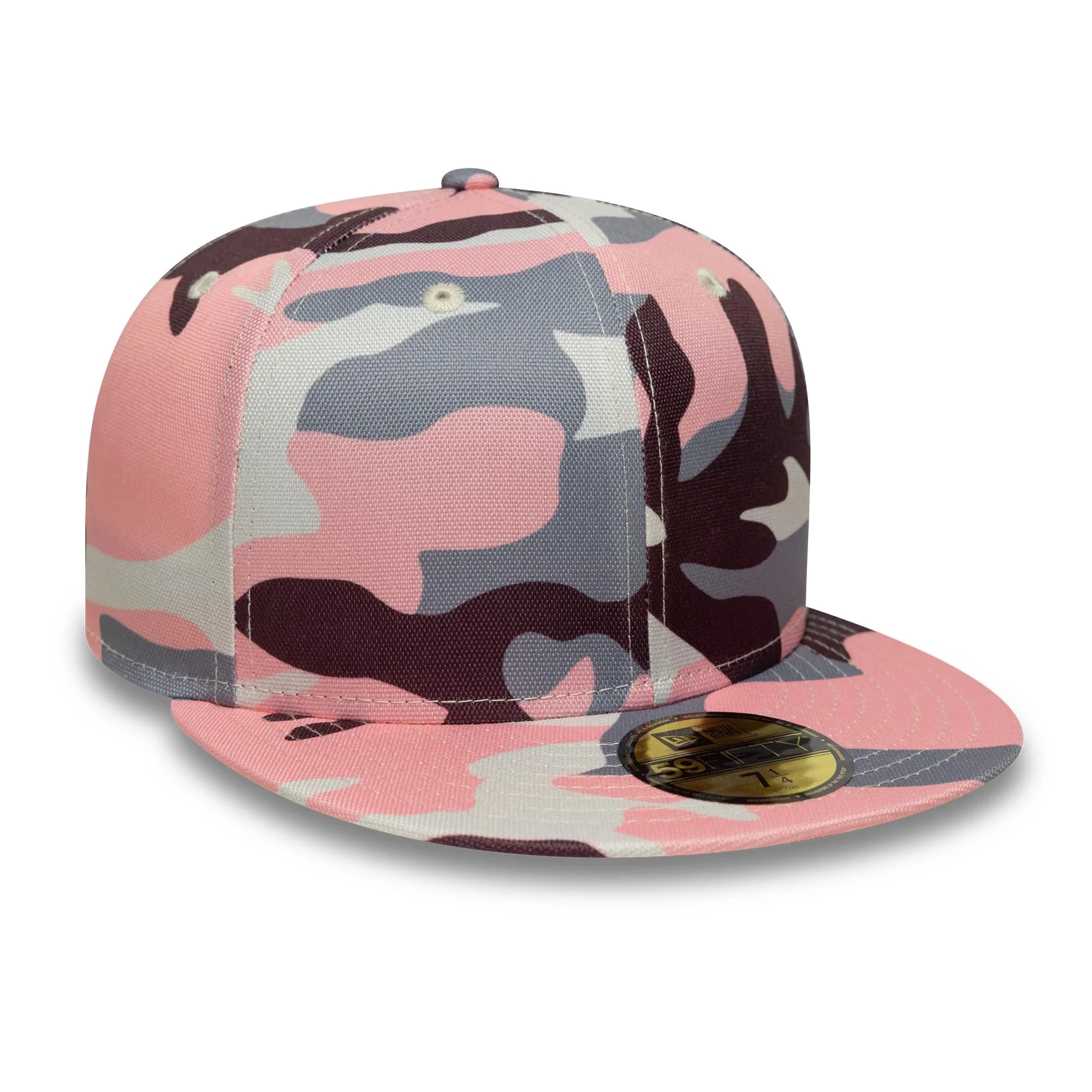 New Era Pink Camo 59FIFTY Fitted Cap - Image 3