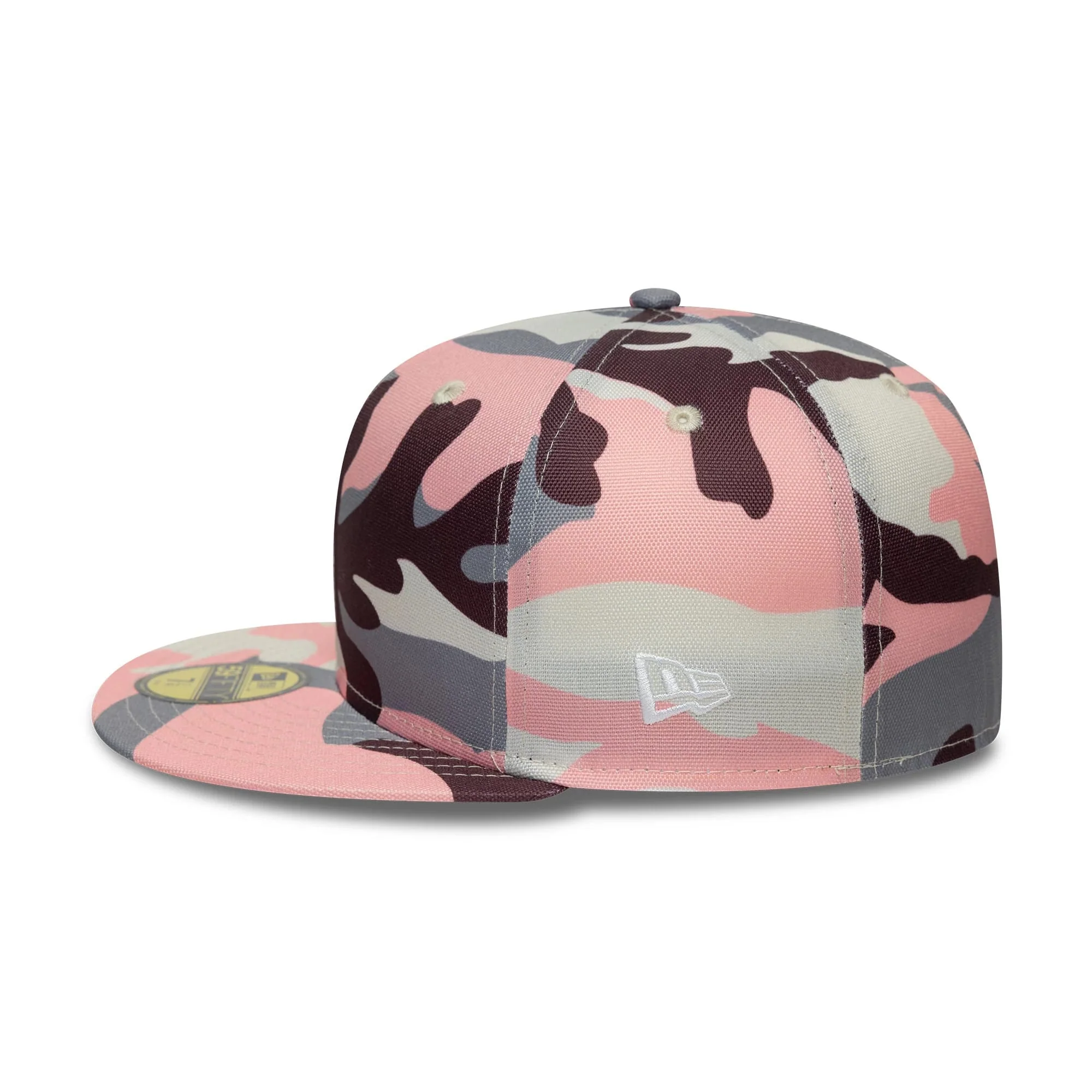 New Era Pink Camo 59FIFTY Fitted Cap - Image 4