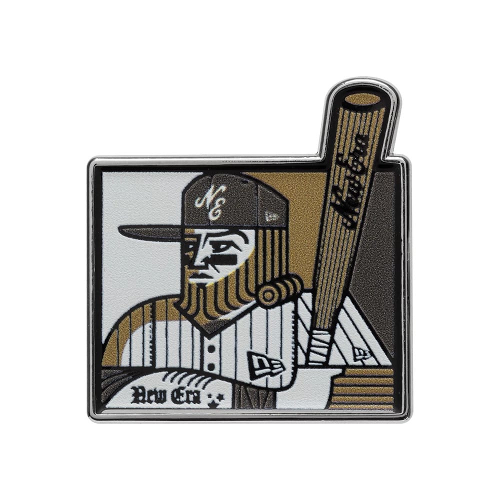 New Era Player Silver Pinbadge