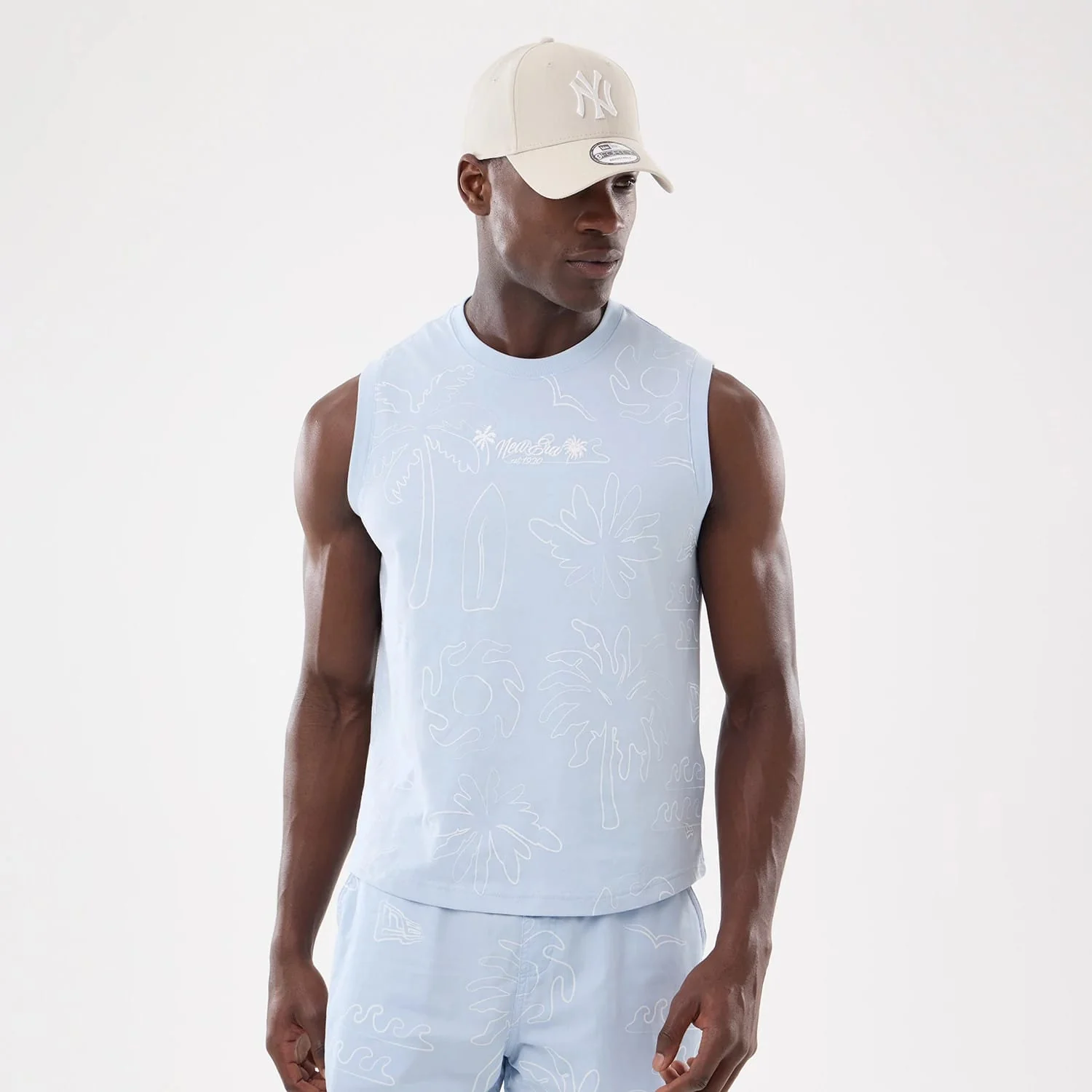 New Era Resort Blue Tank Top