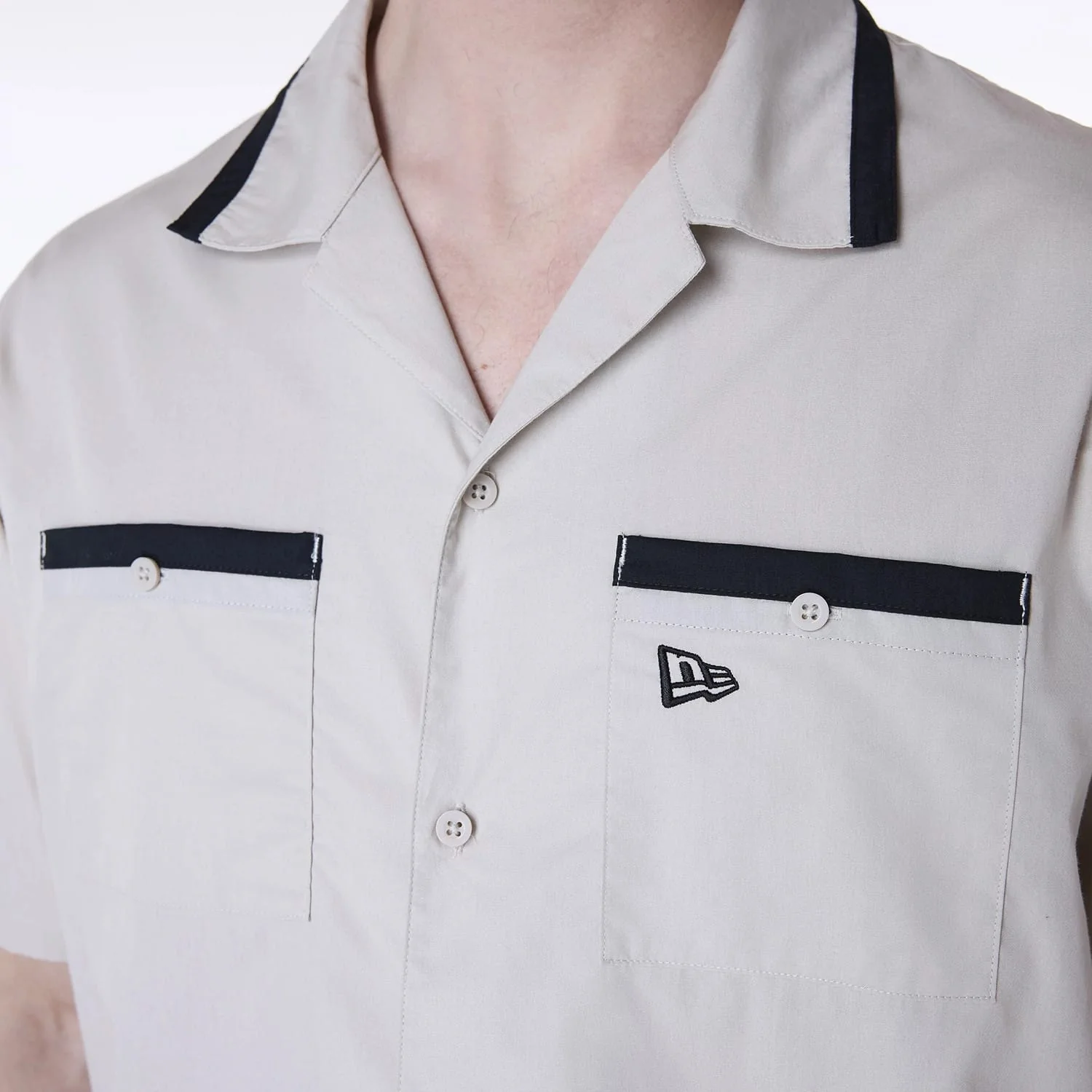 New Era Revere Cream Short Sleeve Shirt - Image 6