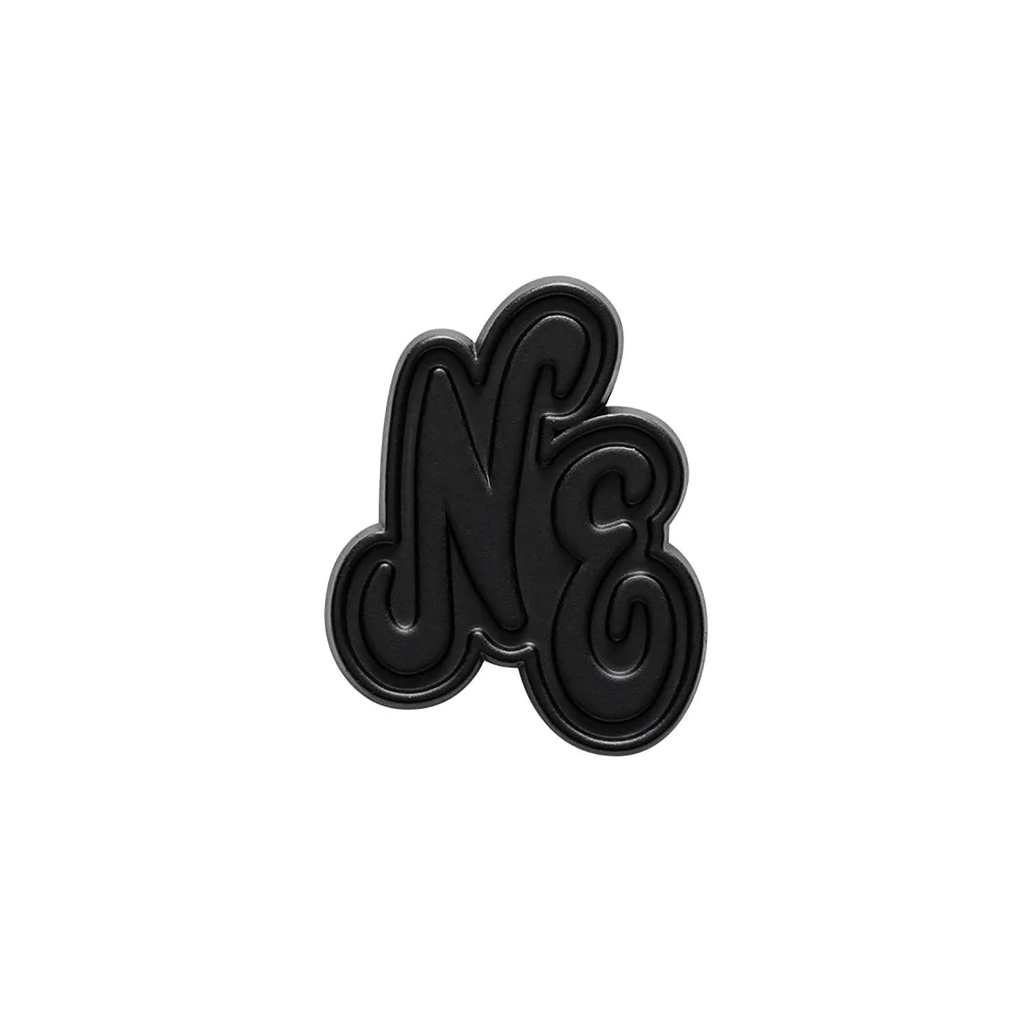 New Era Script Heritage Connect Black Pin Badge