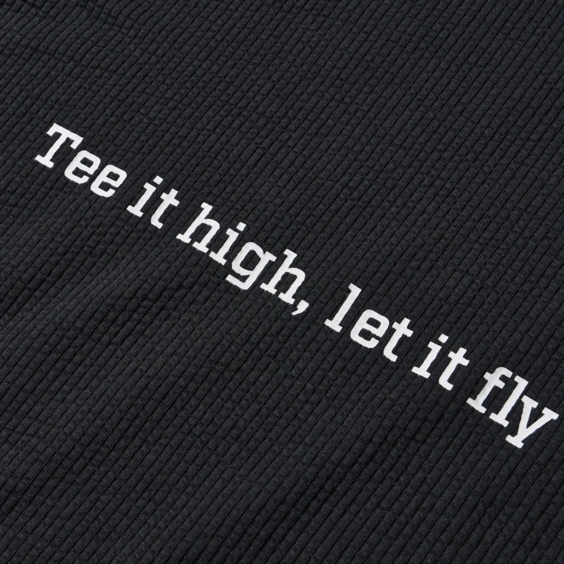 New Era Seersucker Black Polo T-Shirt - Image 8